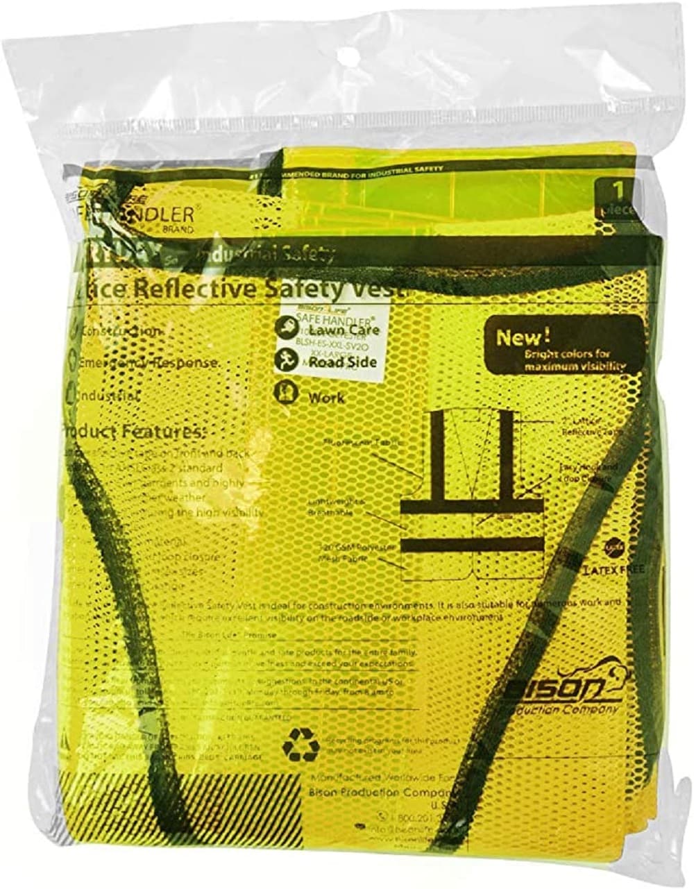 BISON LIFE BLSH-ES-XL-SV2Y-2-5 Safety-Vests - View #8