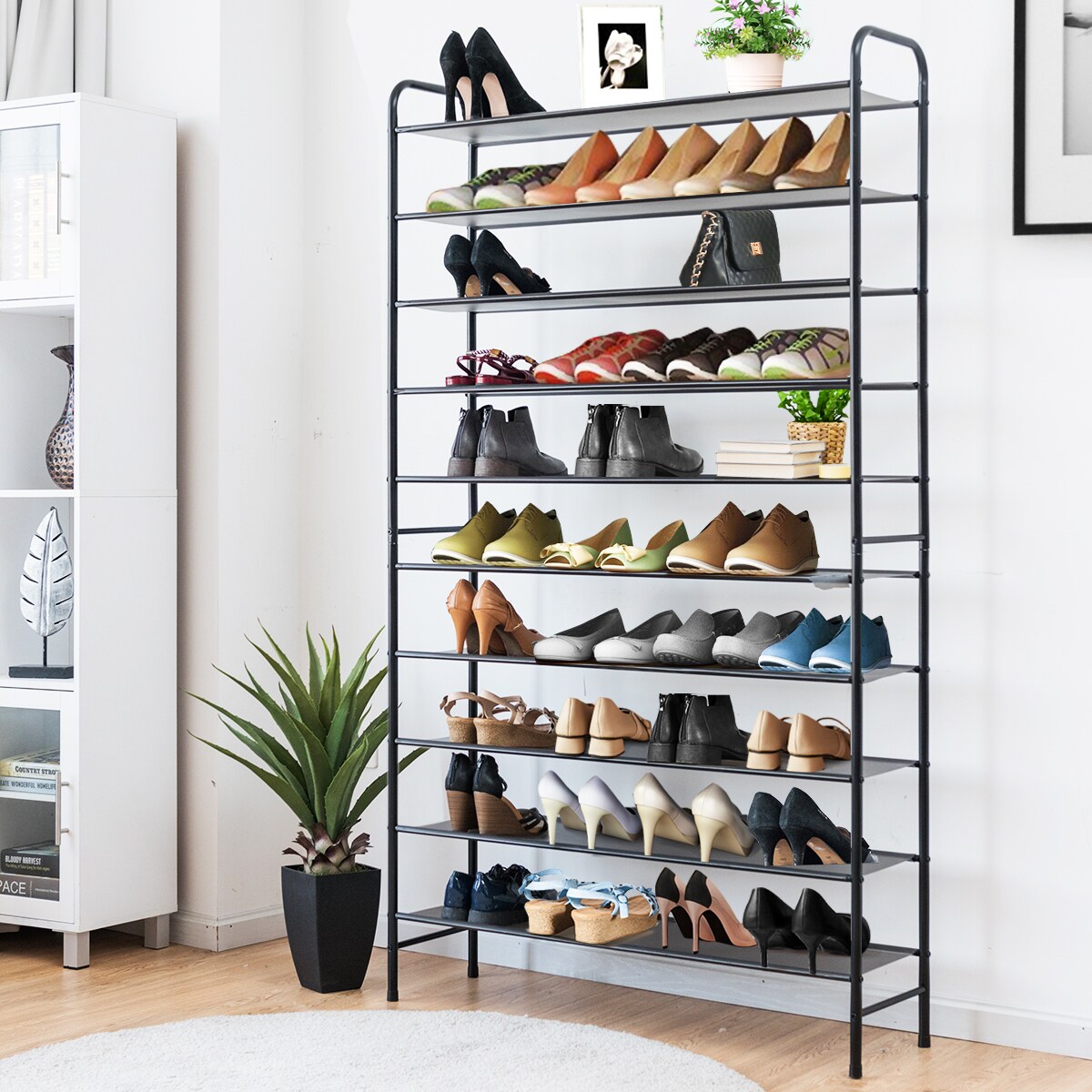 Buy Zuldy Large Shoe Cabinet (30 Pairs) in Matt White | Up to 70% Off High  Street Prices | Mrfurnish - All Things Home