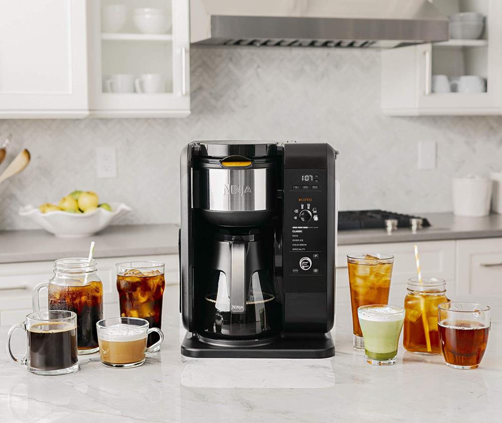 CXBER Coffee Machine, Hot & Cold Brew Espresso Coffee Maker, Juice