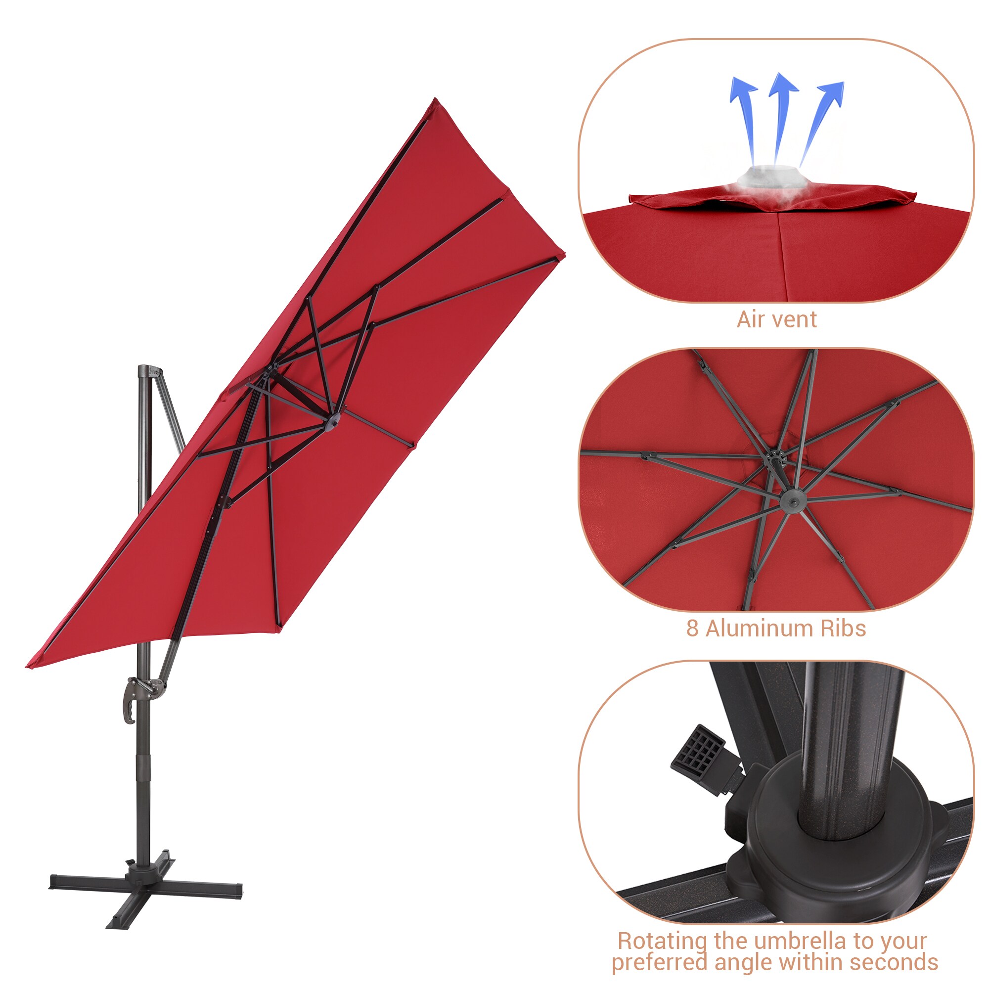 ACEGOSES LW-108RD Umbrellas-2 - View #2