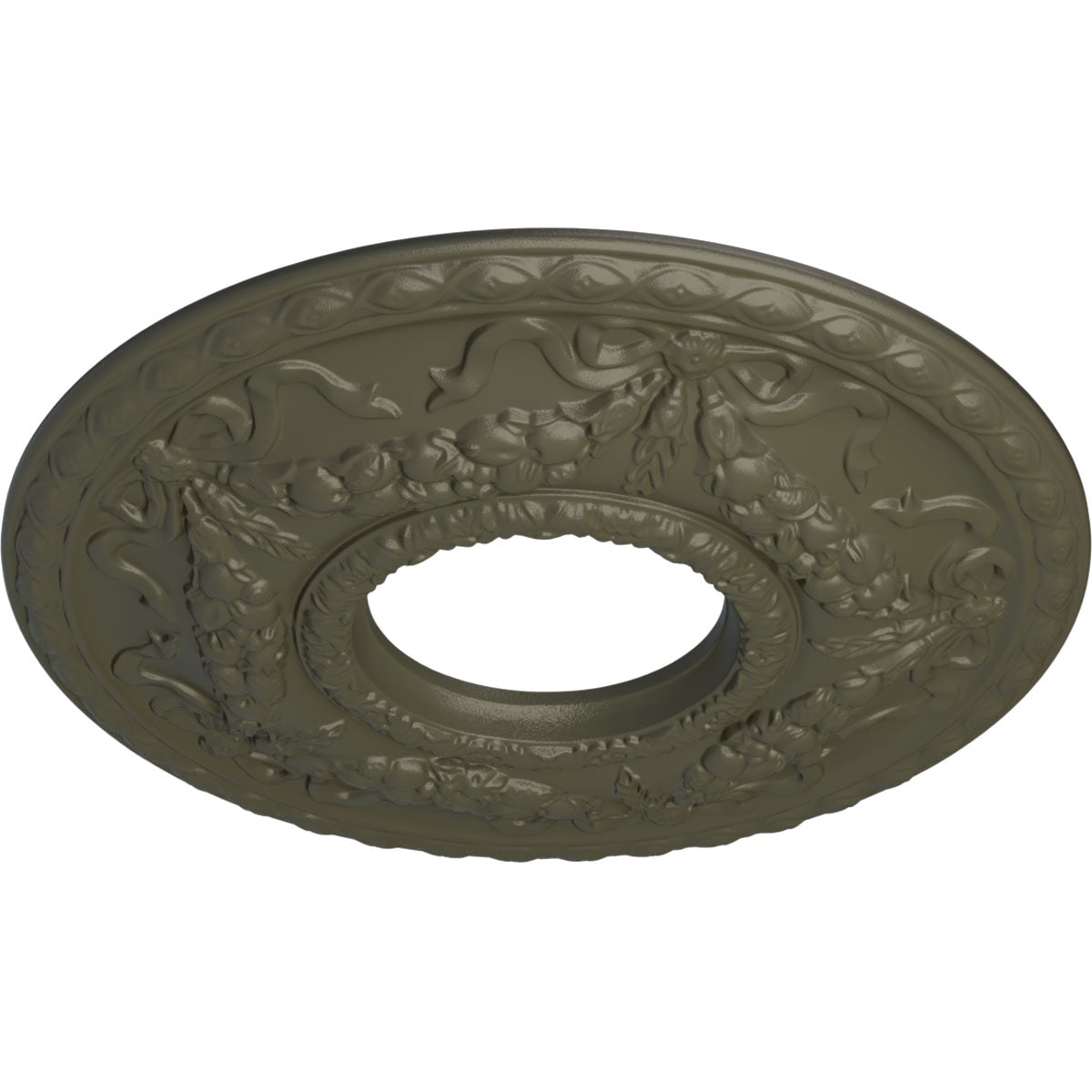 Ekena Millwork CM26HUWHF Ceiling-Medallions - View #2