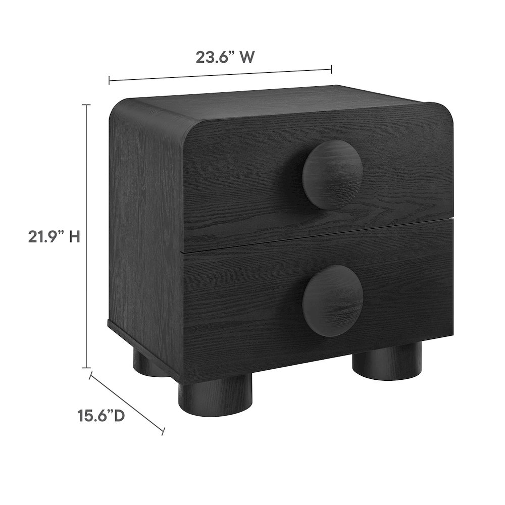 Modway MOD-7181-BLK nightstands - View #3