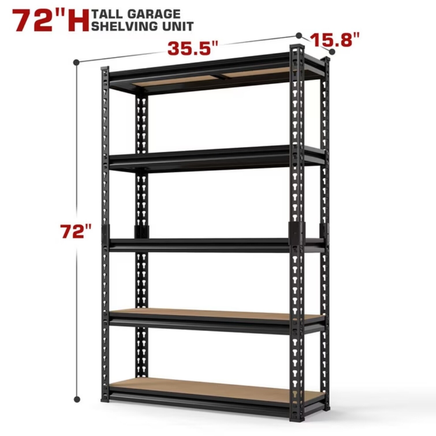 sunjurt PKASTIGQSTKQ Wall-Mounted-Shelving - View #3