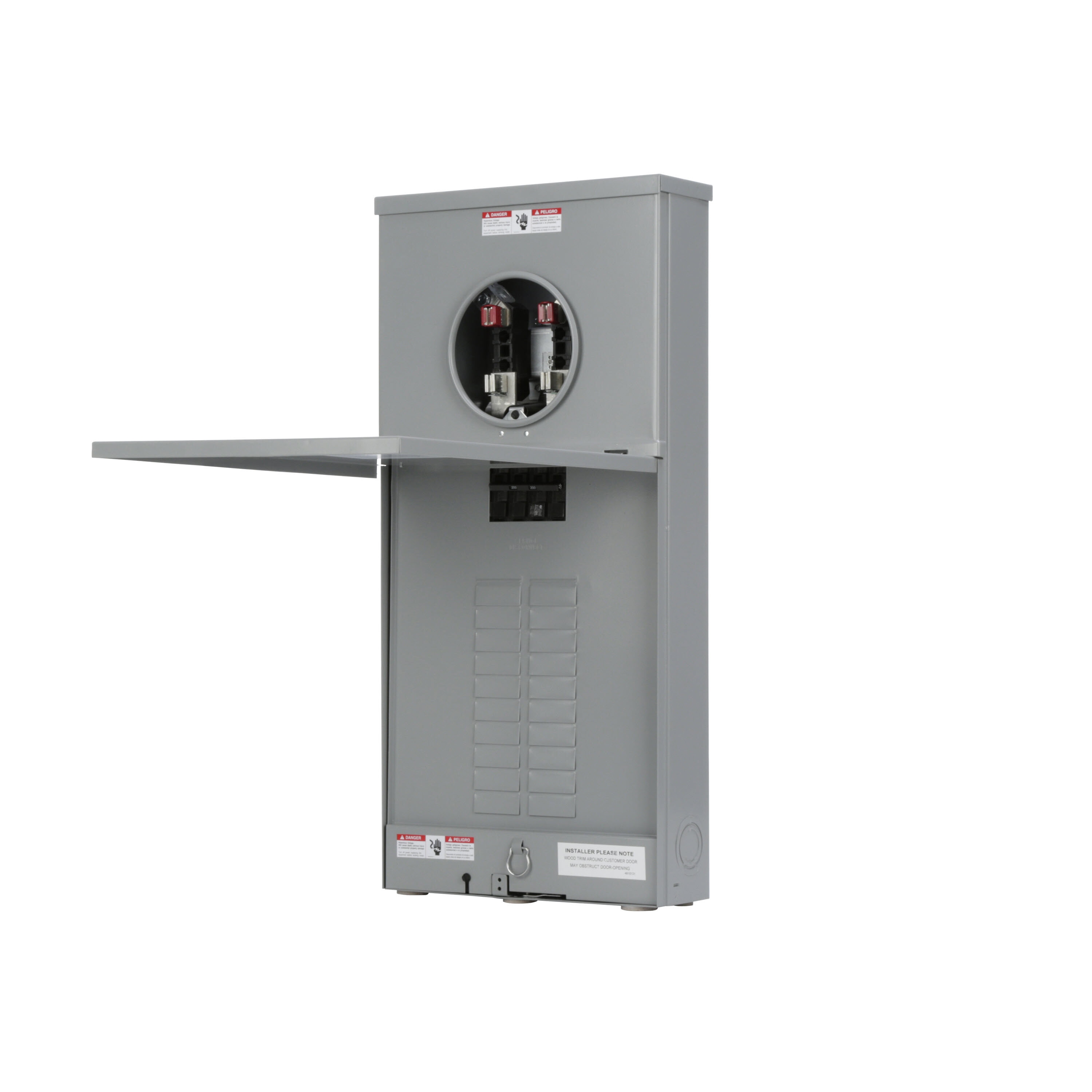 Siemens MC2040B1200S 200 -Amp 20 -Spaces 40 -Circuit Outdoor Main breaker meter combo Load Center
