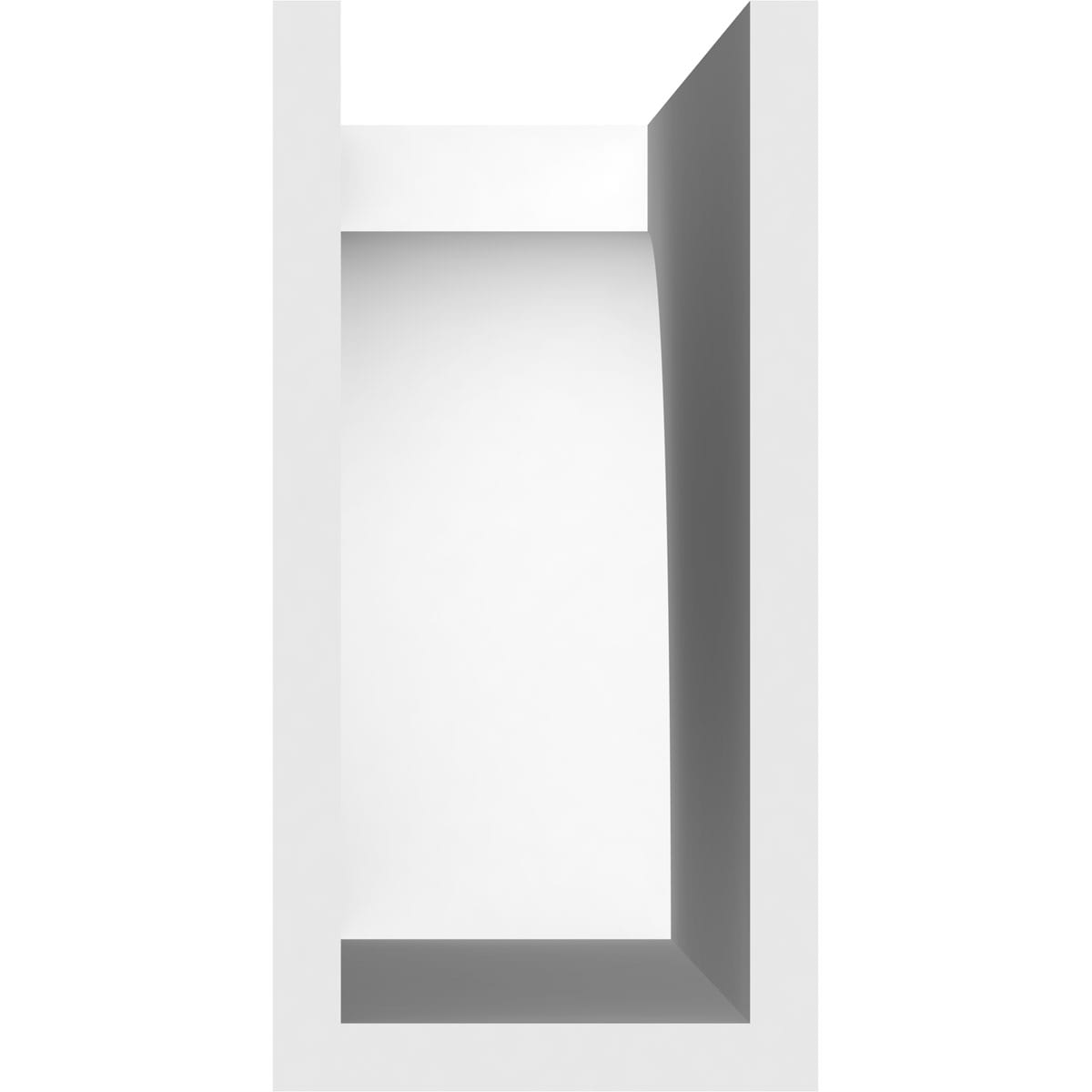 Ekena Millwork RFTP04X08X24HUN Exterior-Brackets-Braces - View #4