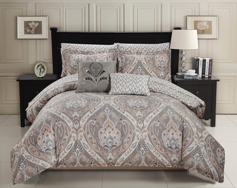 Louis Vuitton Grey Monogram Comforter Bed Set - Peto Rugs