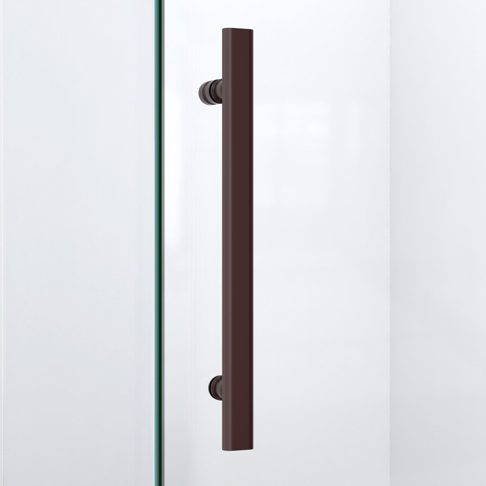 Prism Plus 40" x 72" Frameless Neo-Angle Hinged Shower Enclosure in Oil Rubbed Bronze