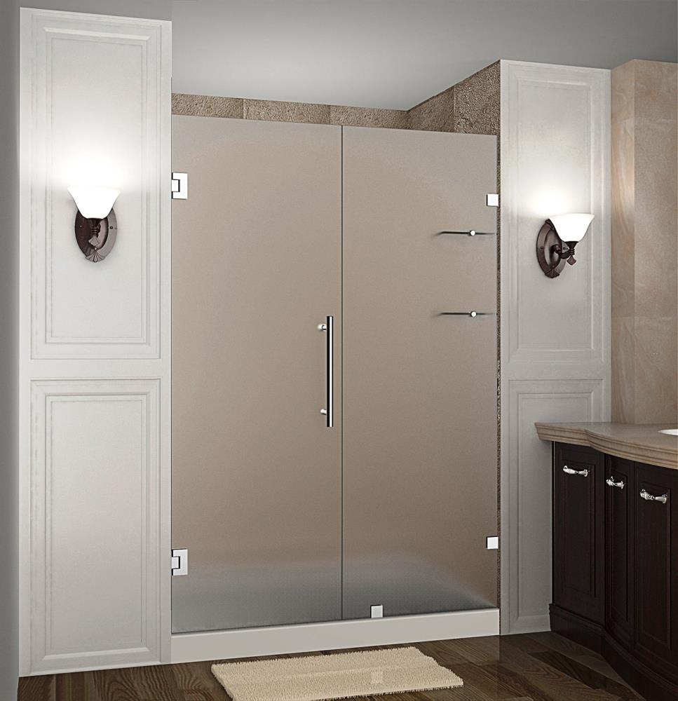 Aston Nautis Gs 49 1 4 In To 50 1 4 In X 72 In Frameless Hinged Shower