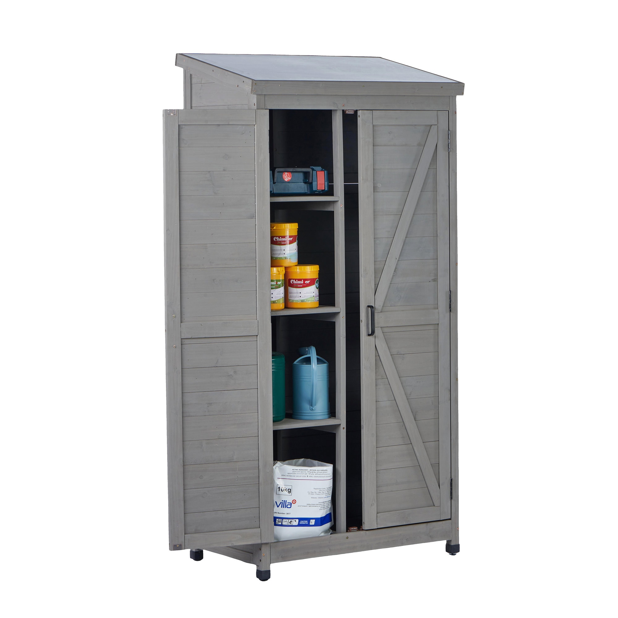 Afoxsos LAF0205S54 Metal-Storage-Buildings-Sheds - View #3