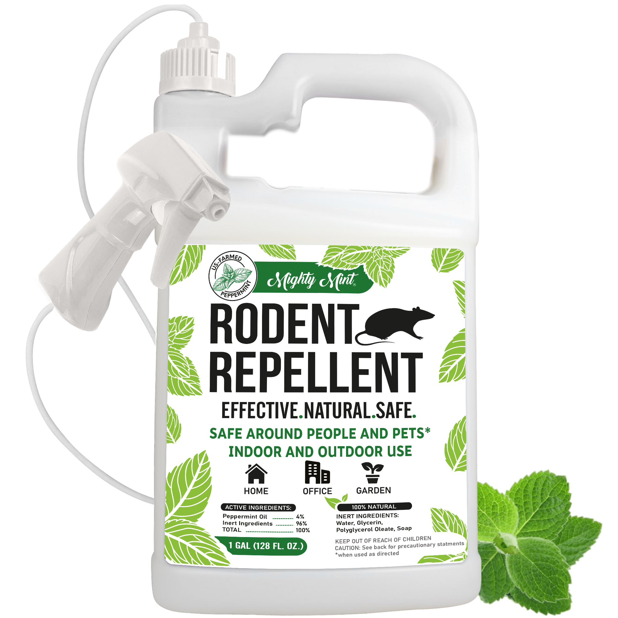 ANEWNICE Rodent Repellent,Mouse Repellent for Cars,Peppermint Rats