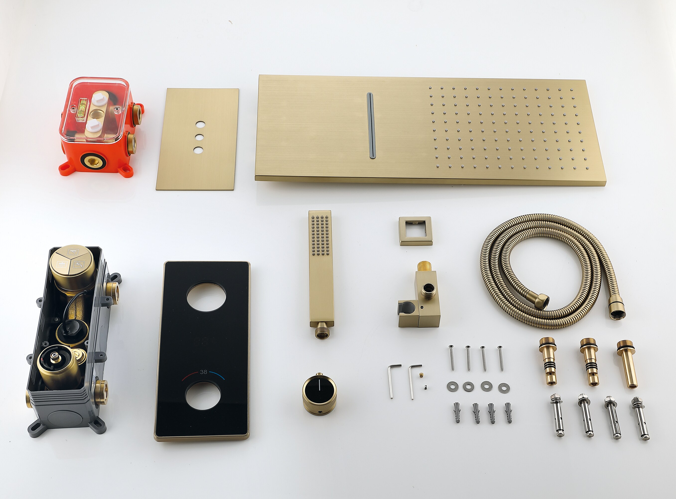 WELLFOR WB-SH010-BG Showerhead-Bar-Panels - View #7