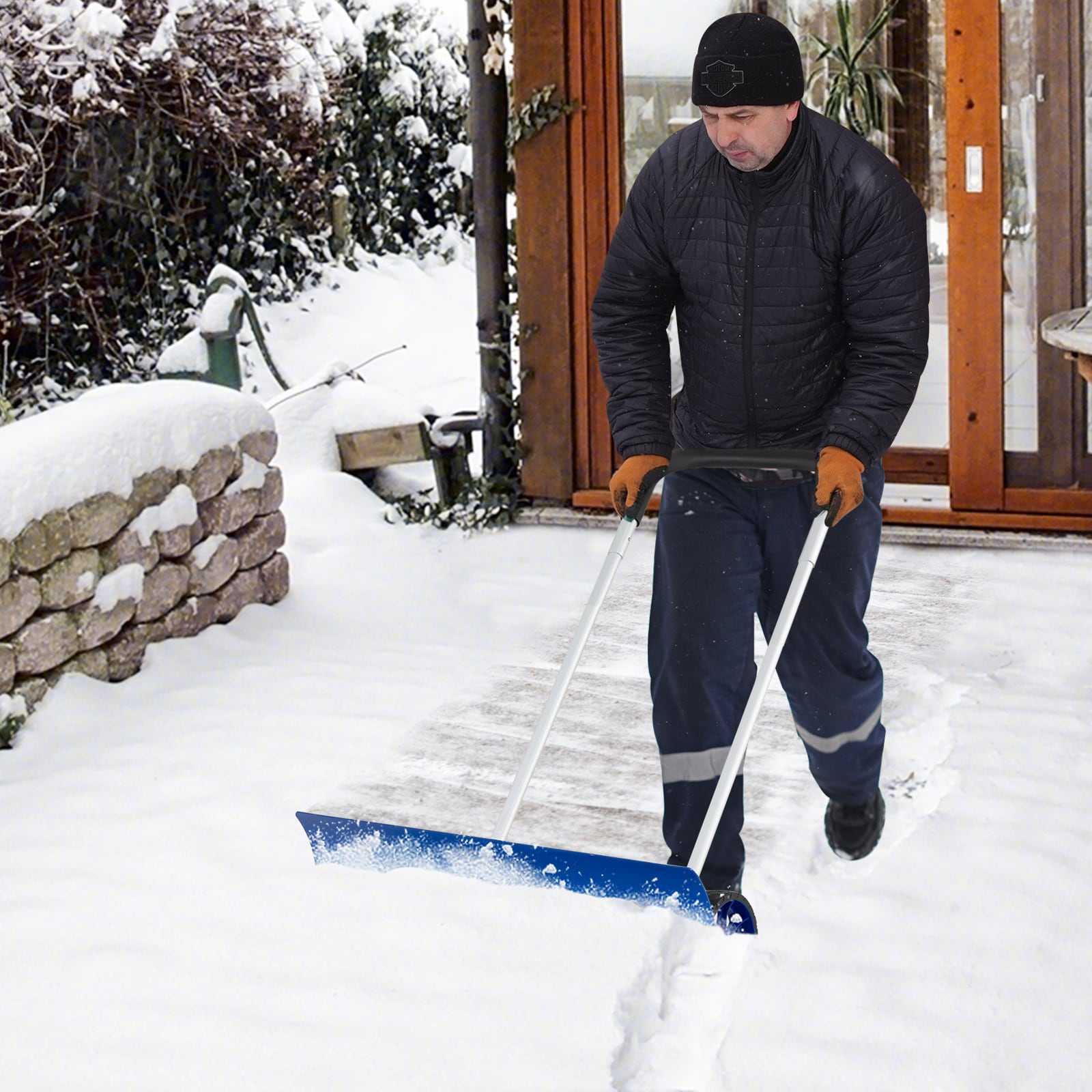 WELLFOR TWSG034-BL Snow-Shovels - View #3