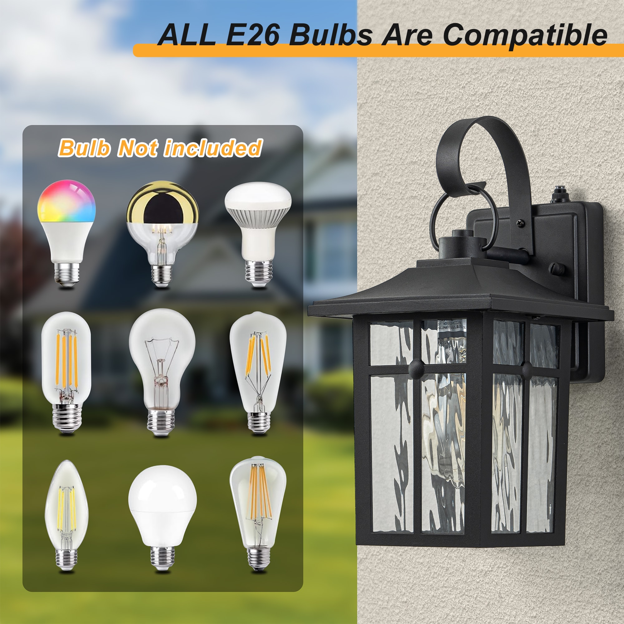 Maxax MX7003-W1BK Outdoor-Wall-Lighting - View #7
