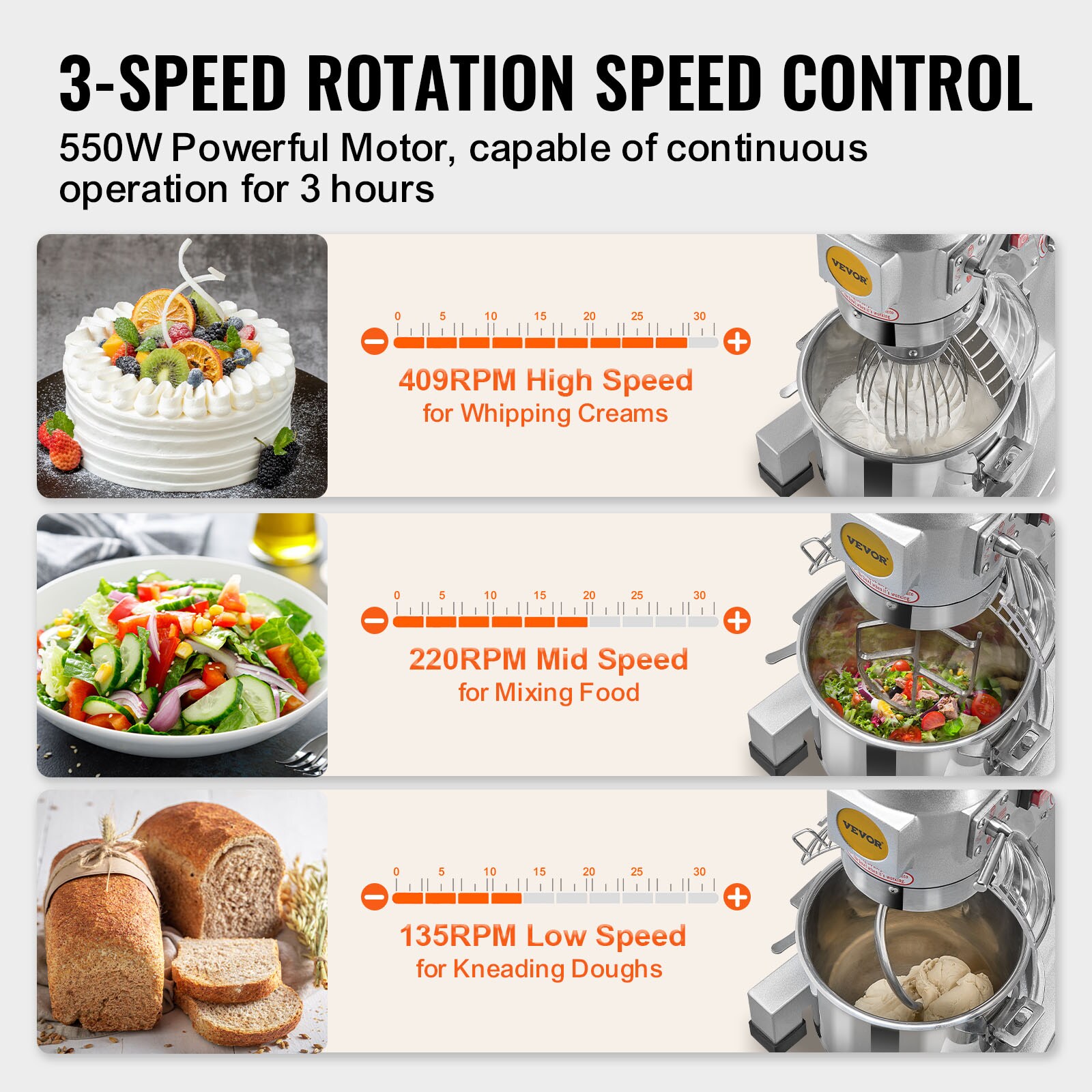 VEVOR ZXSPJBJ15QT5IZM0RV1 Stand-Mixers - View #4