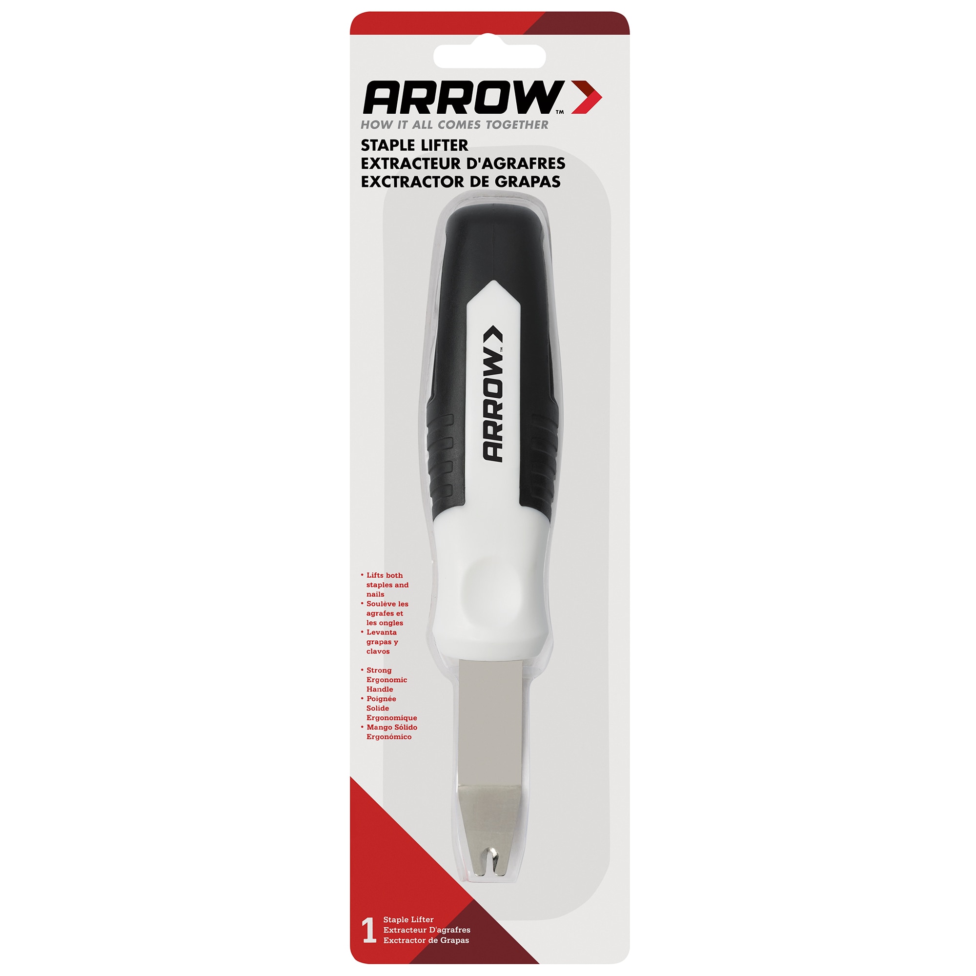 Arrow SL24D Staple Puller - 7.5-in Length - 1-in Staple Crown Size - For  Flooring and Upholstery Staples - Steel Construction in the Staple Pullers  department at