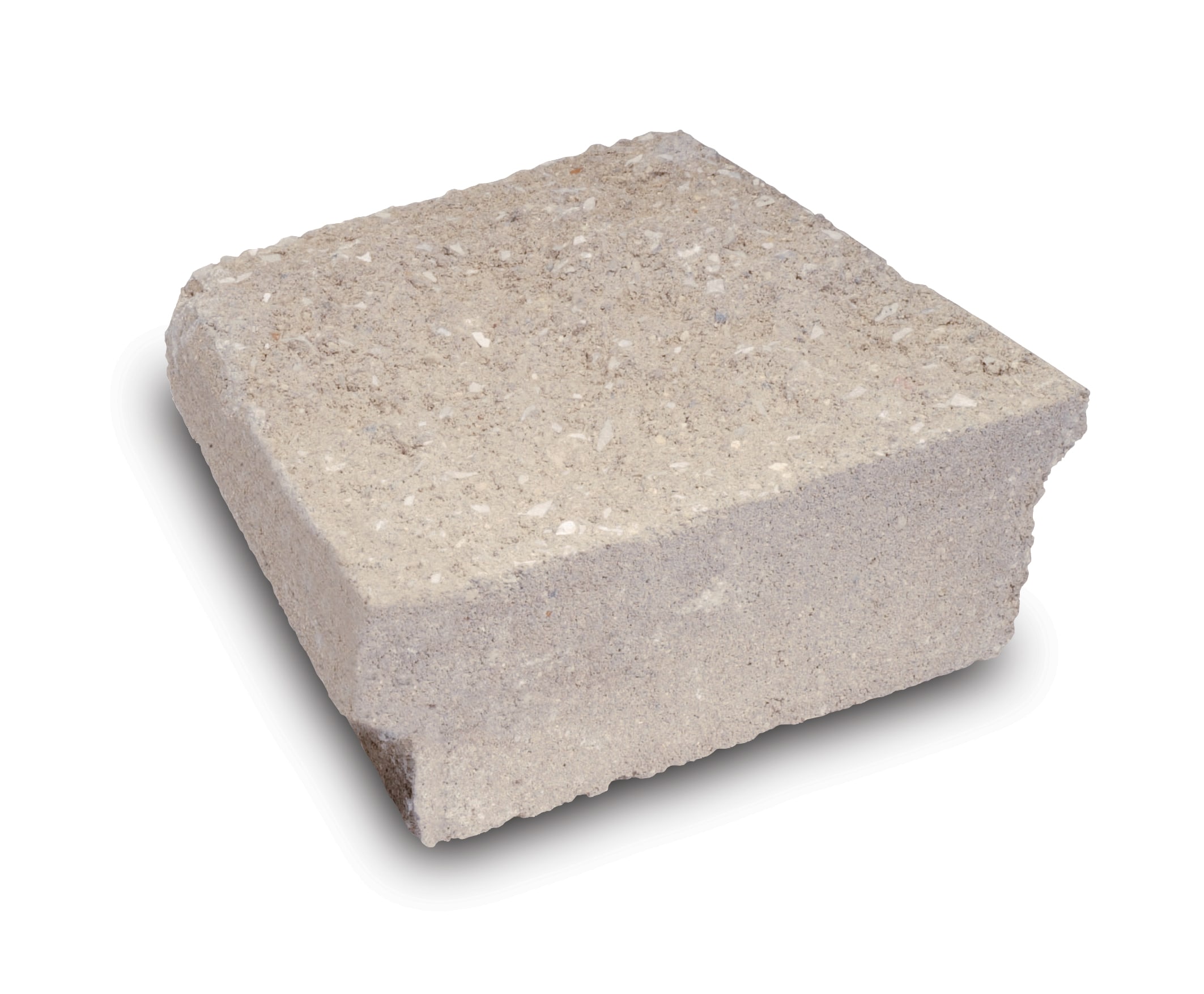 Insignia 9-Inches L x 5-Inches W x 3-Inches H Tan Concrete Straight edging stone #201509
