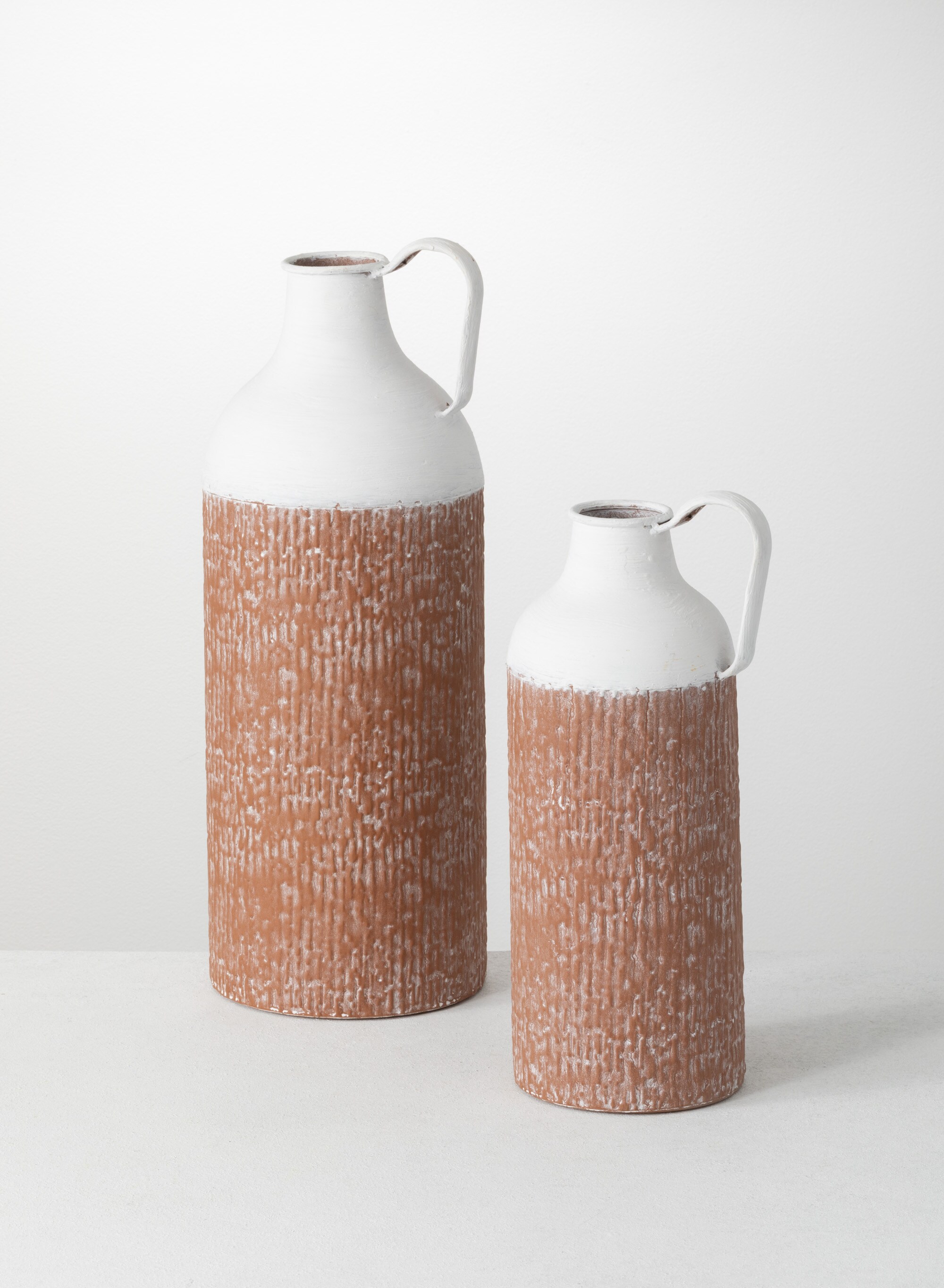 Sullivans MET1692 2 -Pack Round 5.0-in W Small Multiple colors/finishes Metal Indoor Planter