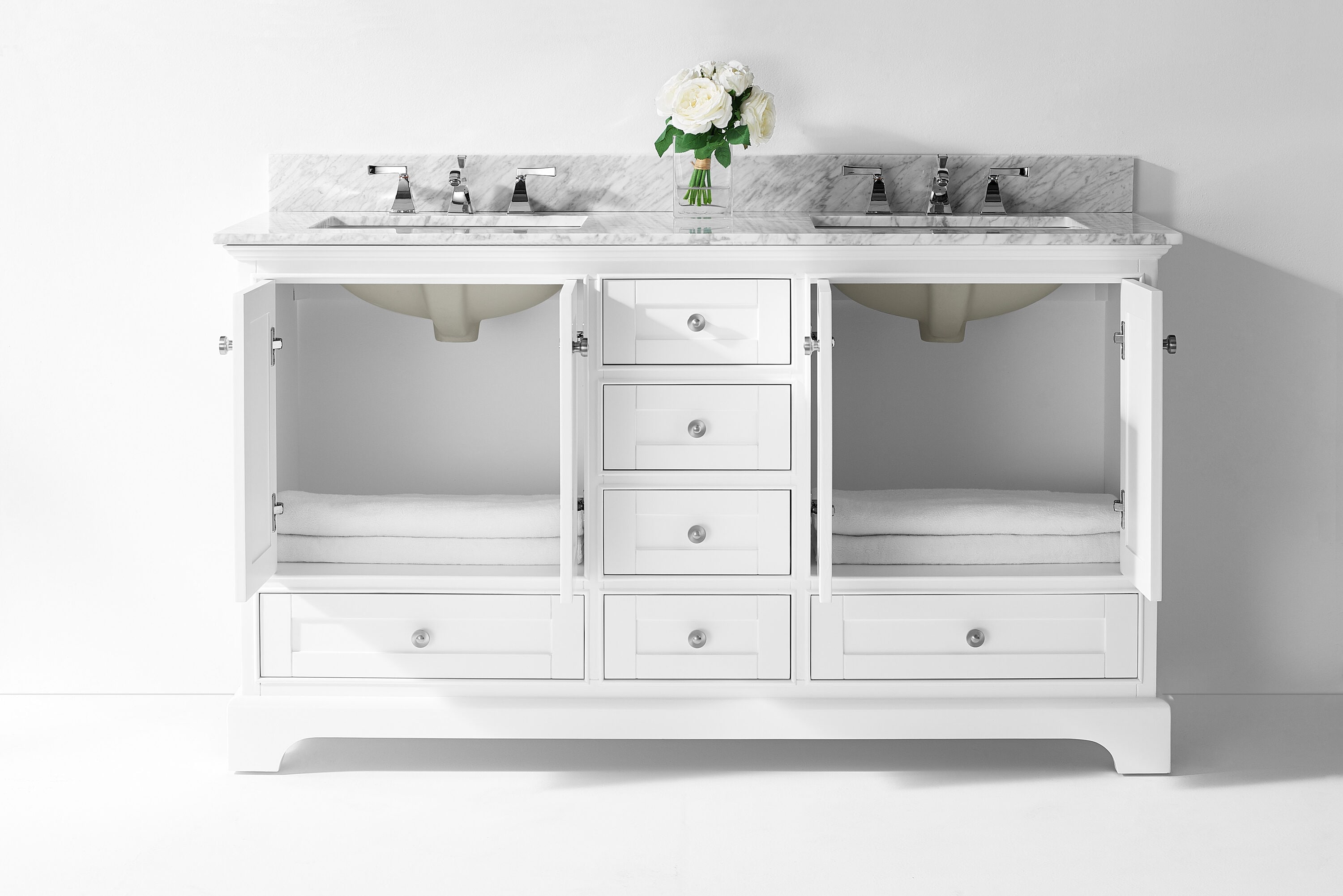 Ancerre Designs VTS-AUDREY-60-W-CW Bath-Vanity-Combo - View #12