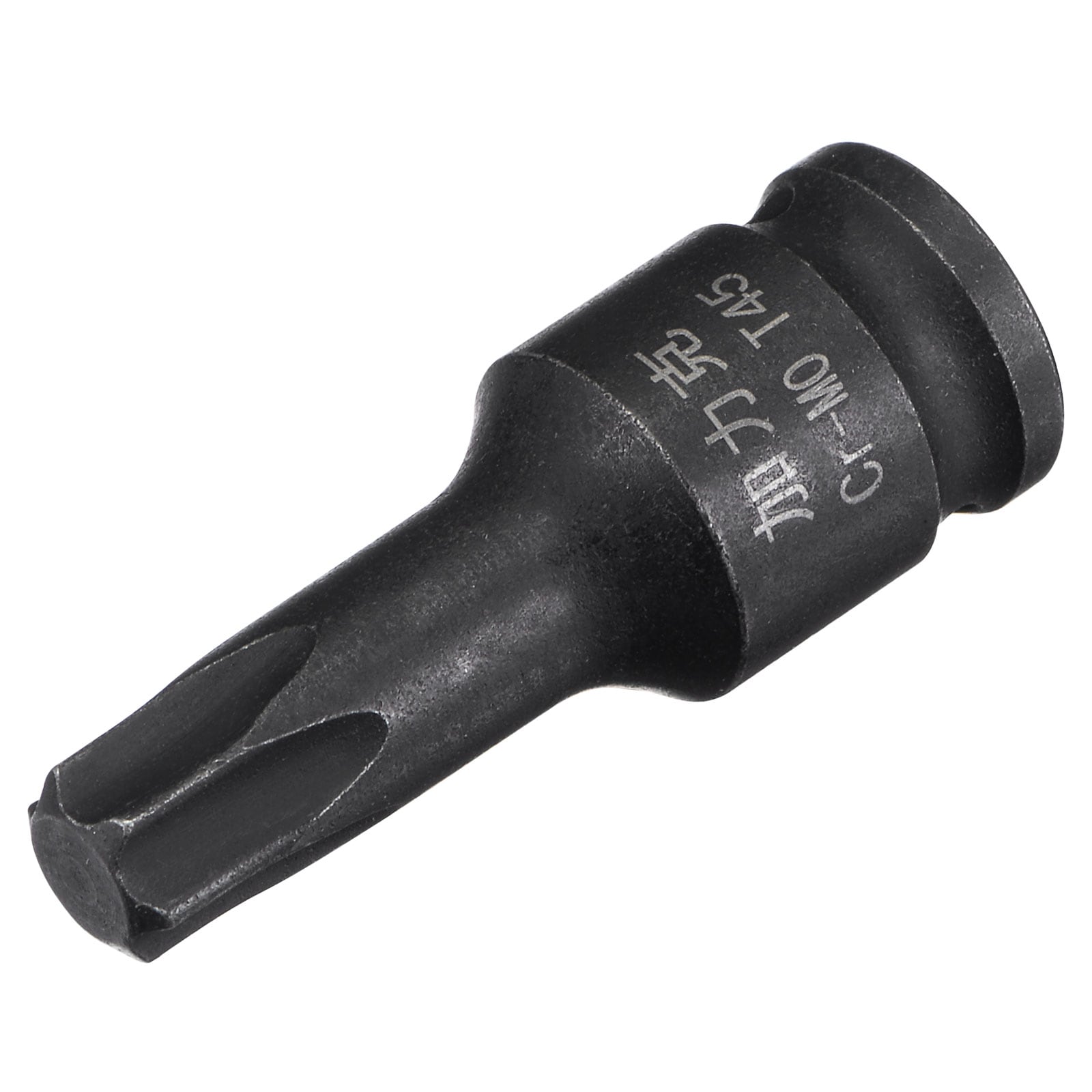 Unique Bargains T45 Impact Torx Bit Socket 1/4 Inch Square Drive 35mm Length CR-MO Metric Sizes