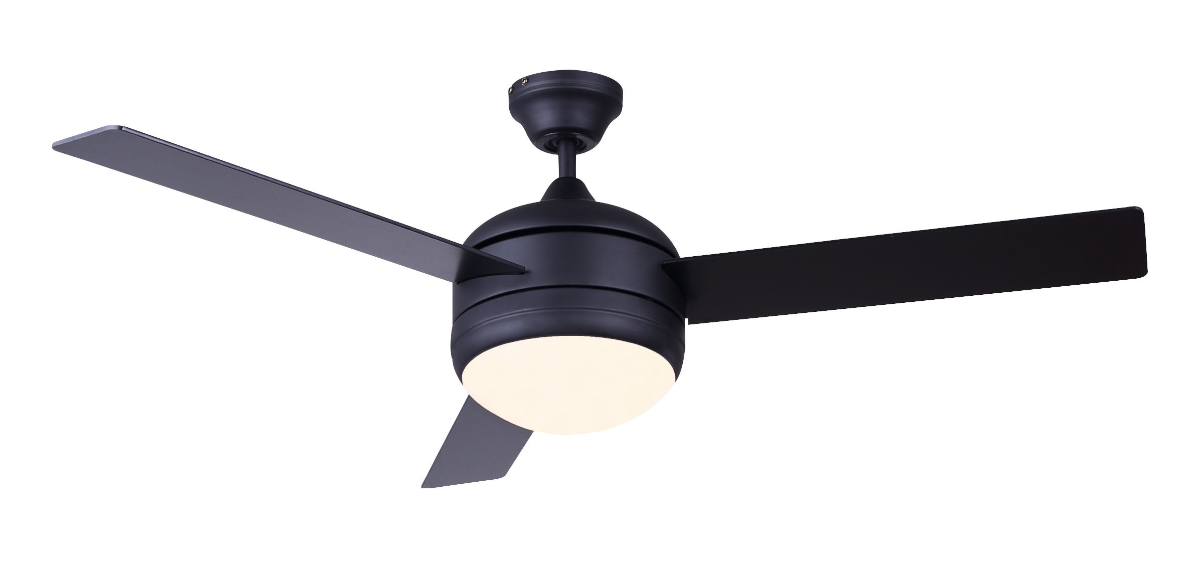 Canarm Calibre 48-in Black LED Indoor Downrod Or Flush Mount Ceiling ...