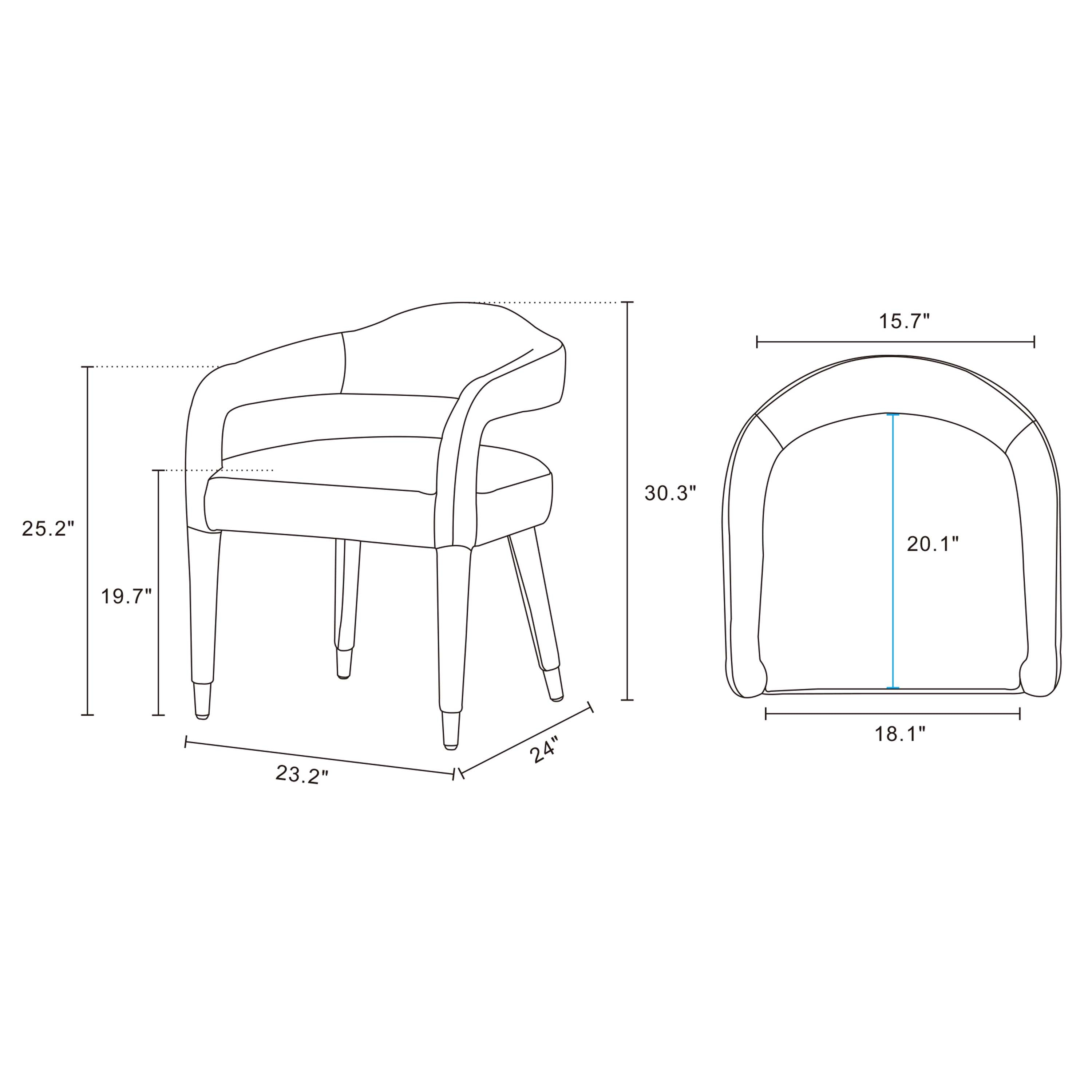 Manhattan Comfort 6-DT05DC093AR-NAGD Dining-Sets - View #3
