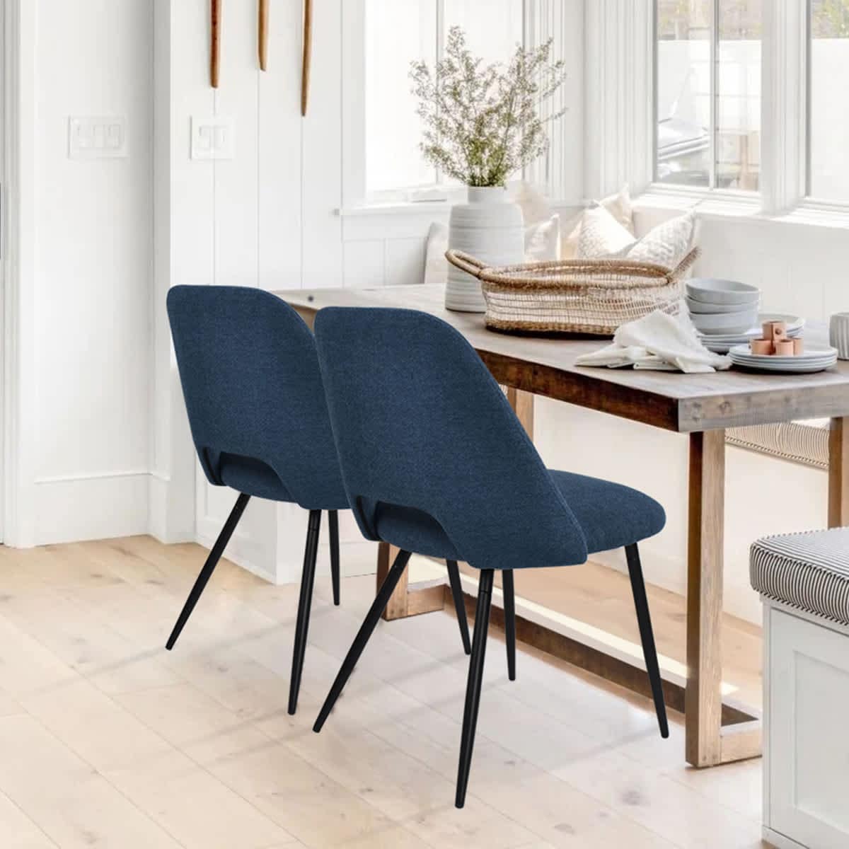 Maison Boucle EDWIN-CHAIR-BLUE Dining-Chairs - View #4