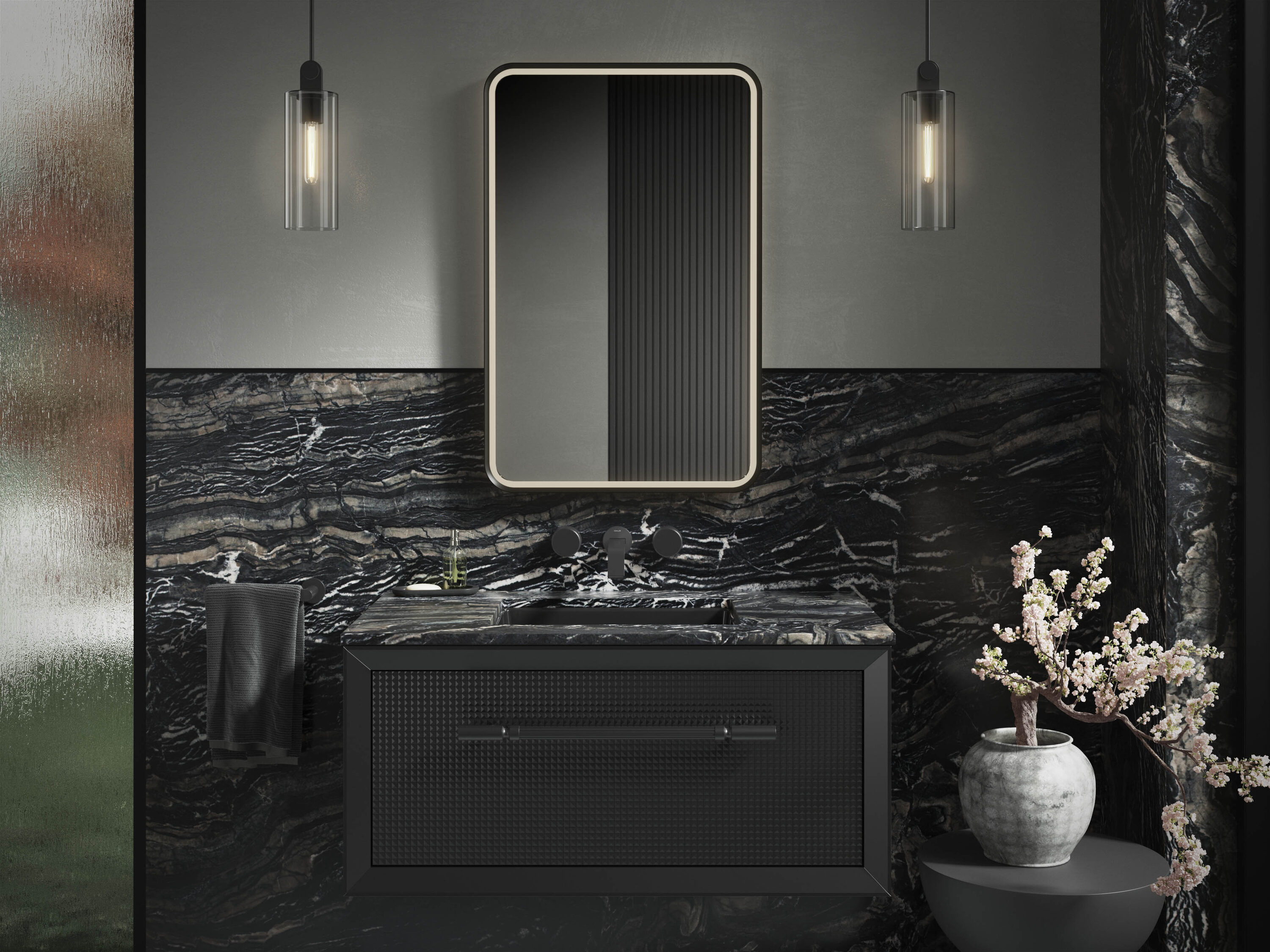 KOHLER 38023-DLM-BLL Framed-Bath-Mirrors - View #4