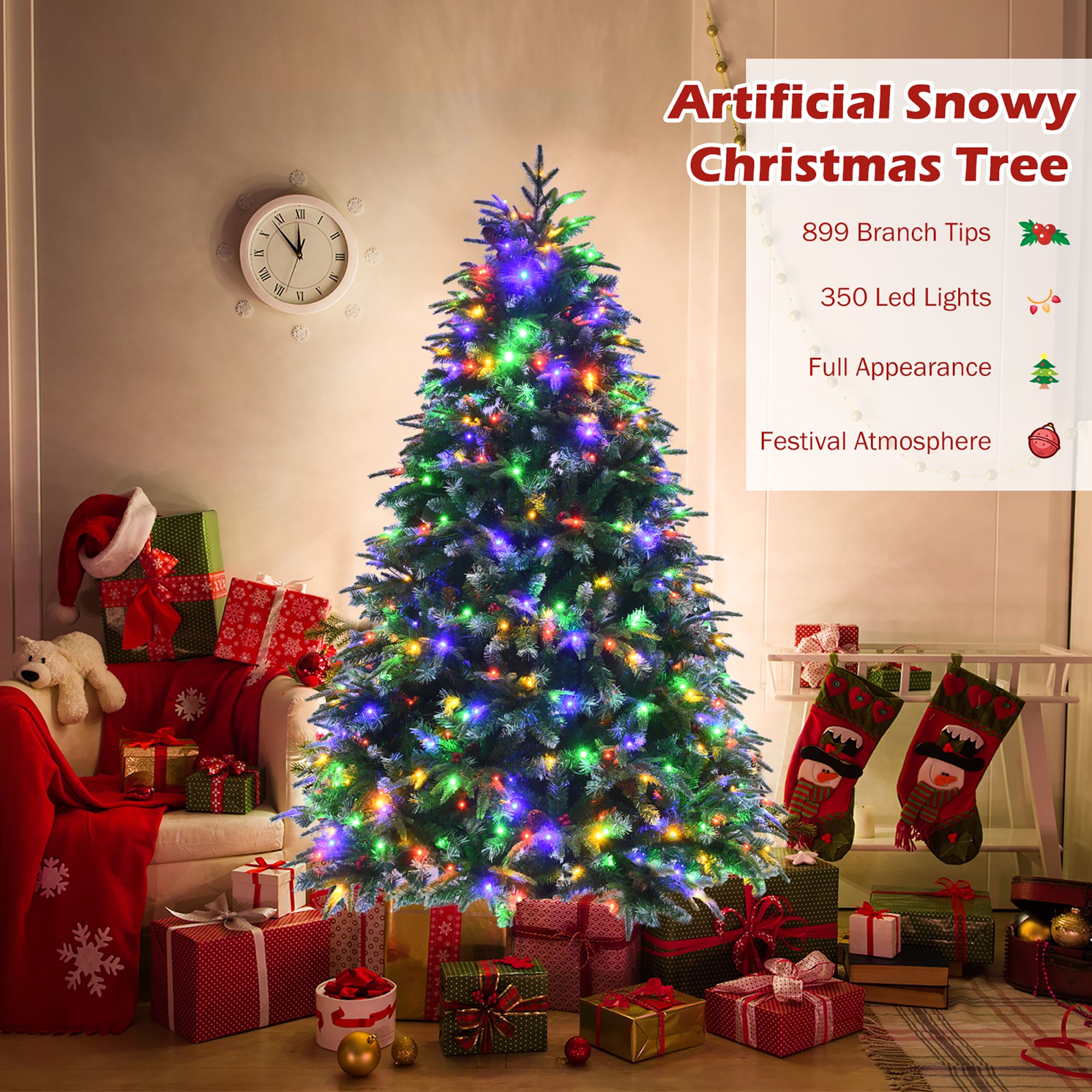 Costway CM23601US Artificial-Christmas-Trees - View #6