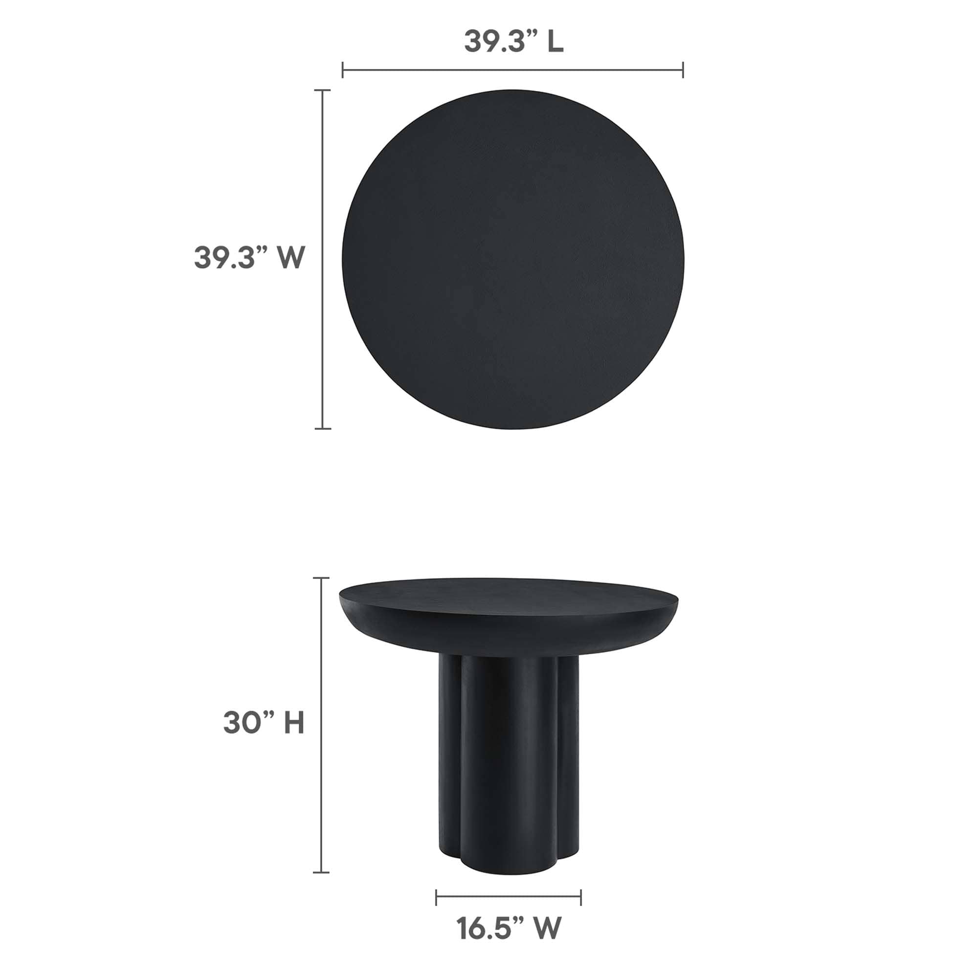 Modway EEI-6762-BLK Dining-Tables - View #3
