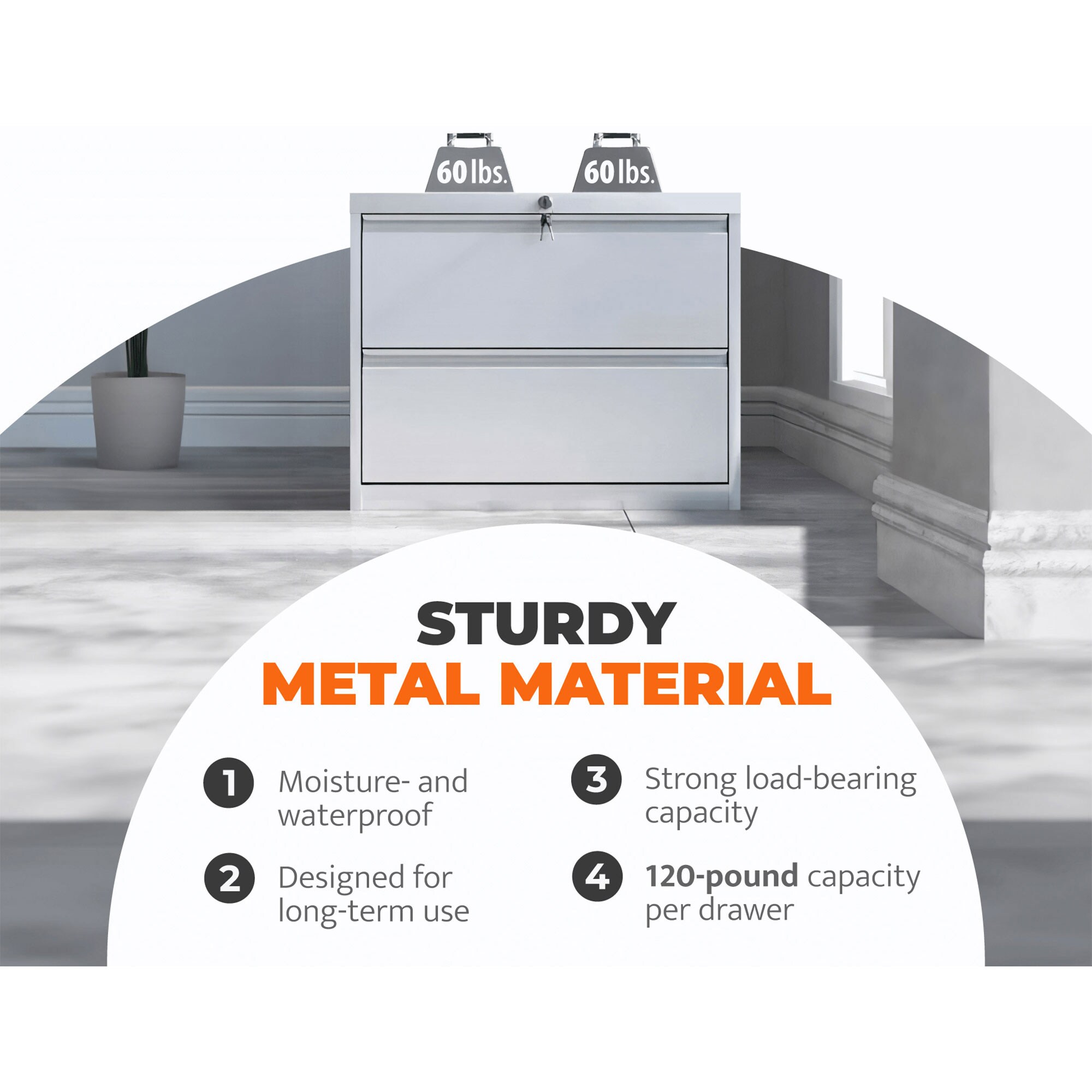 AOBABO UL-2CKX Filing-Cabinets - View #3