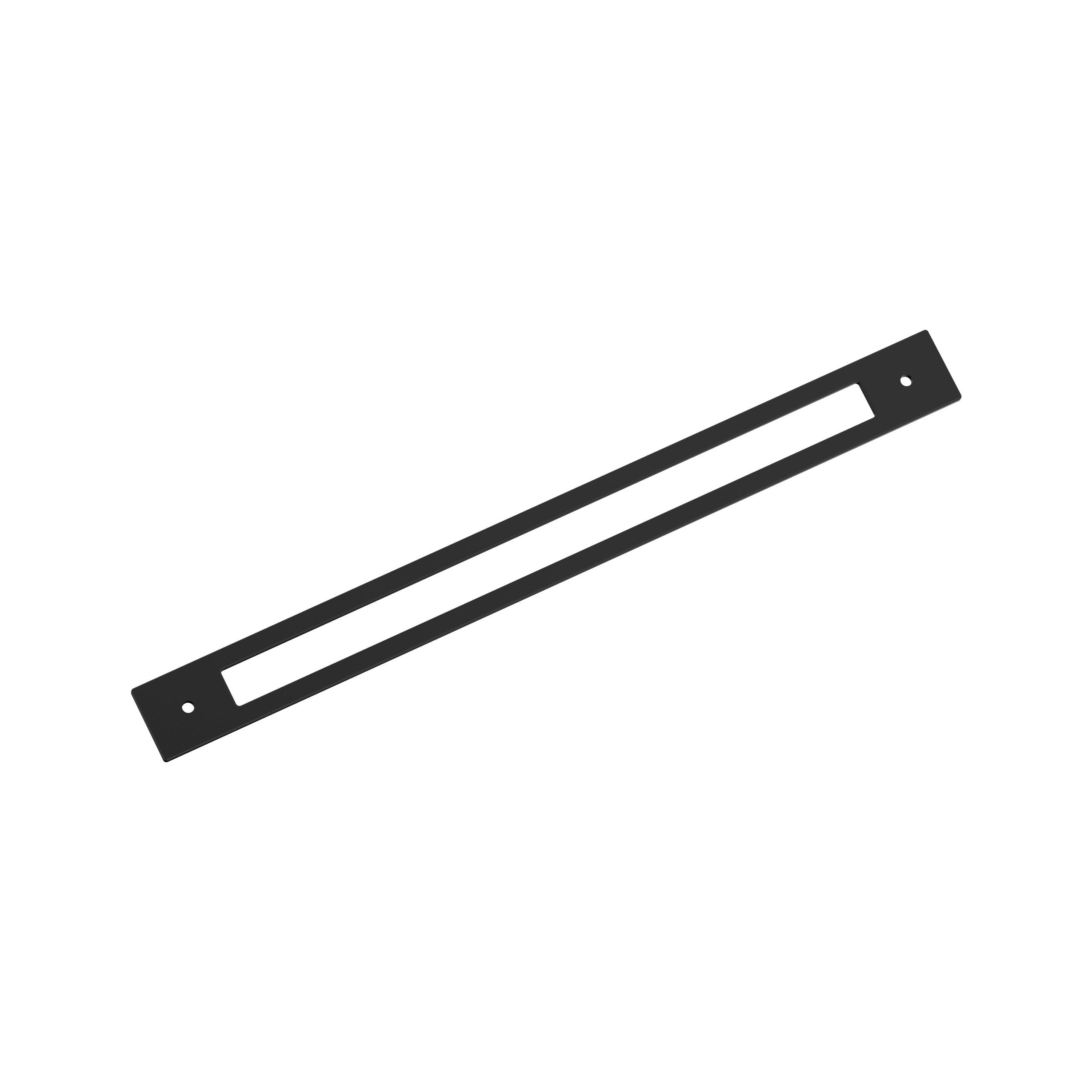 Amerock BP37788MB Matte Black Steel Backplate