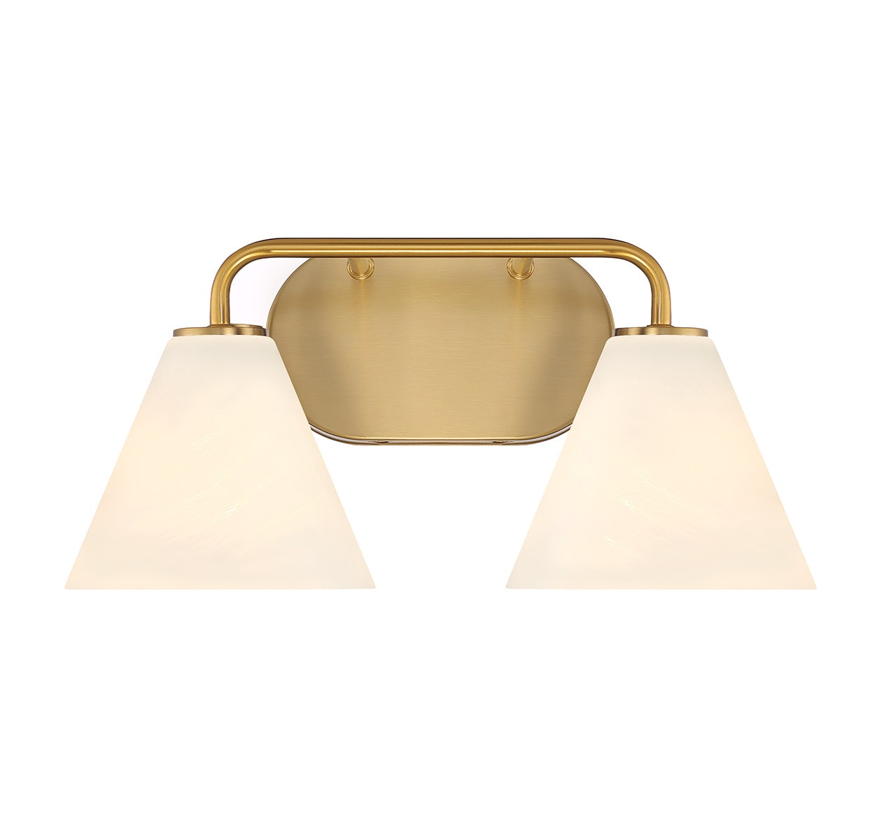 Savoy House 8-2988-2-322 Blair 15.5-in 2 -Light Antique Brass Traditional Vanity light