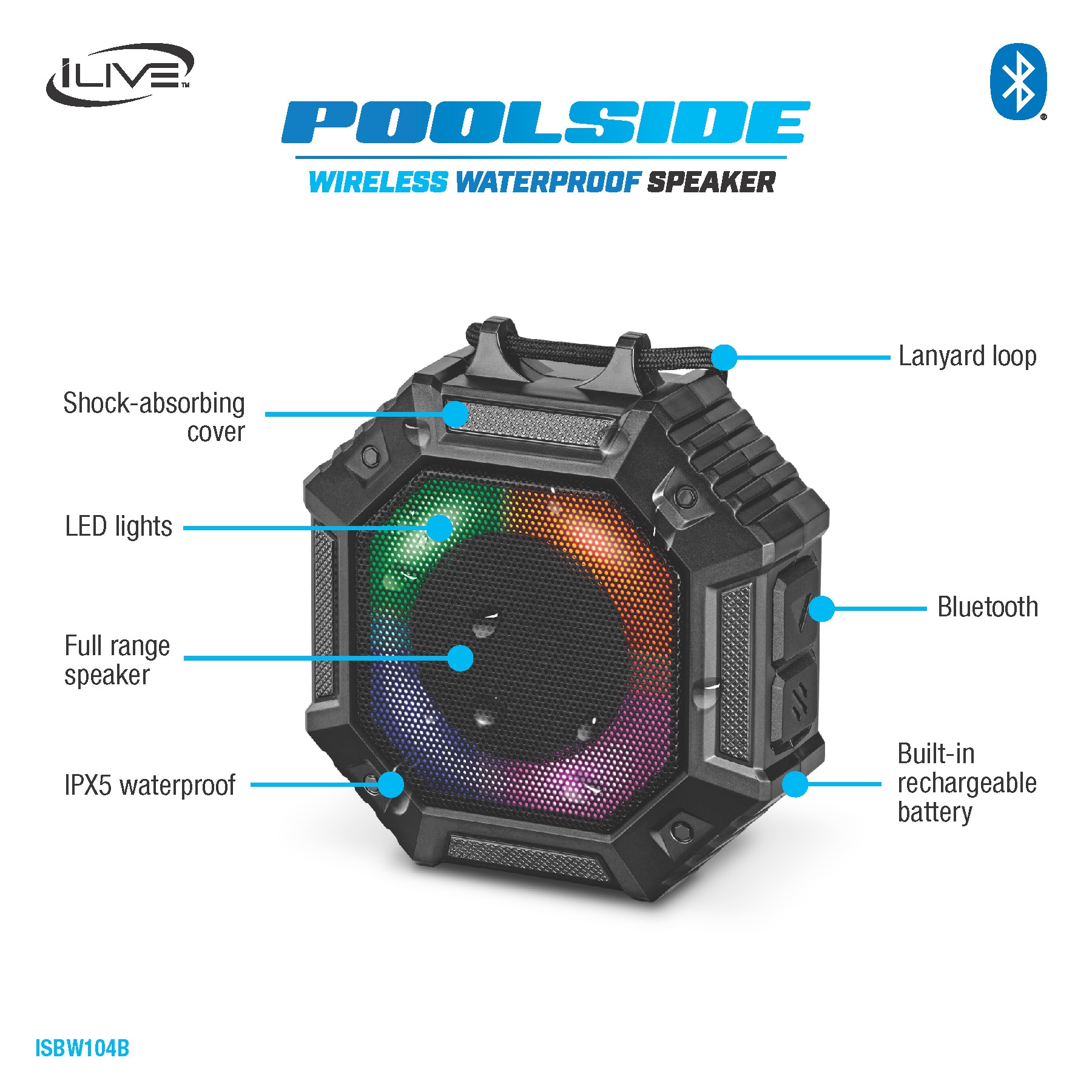 iLive ISBW104B Portable-Speakers - View #8
