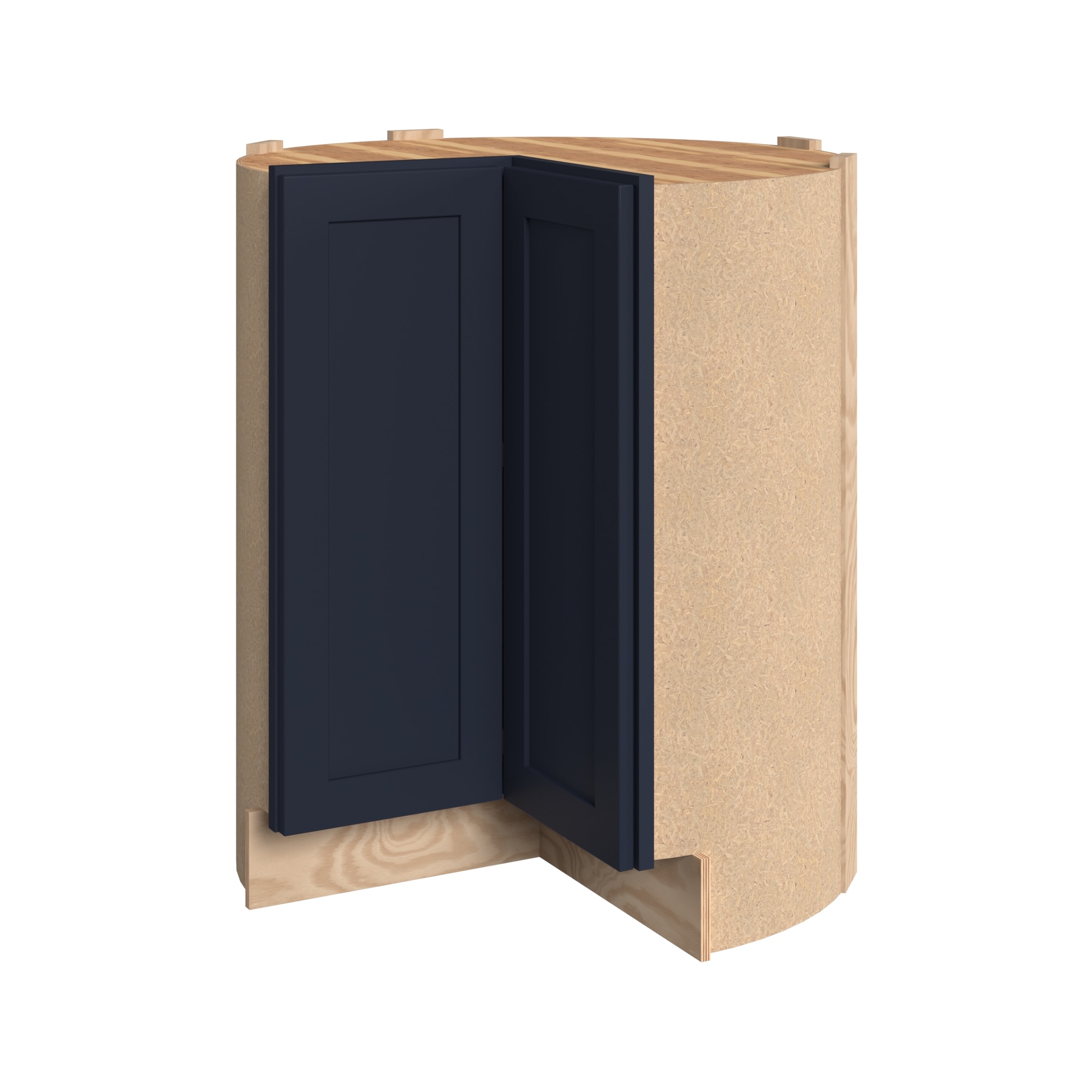 KraftMaid Momentum LS36LG77 Deveron 36-in W x 34.5-in H x 24-in D Midnight Lazy Susan Lazy susan Corner base Fully assembled Cabinet (Recessed Panel Shaker)