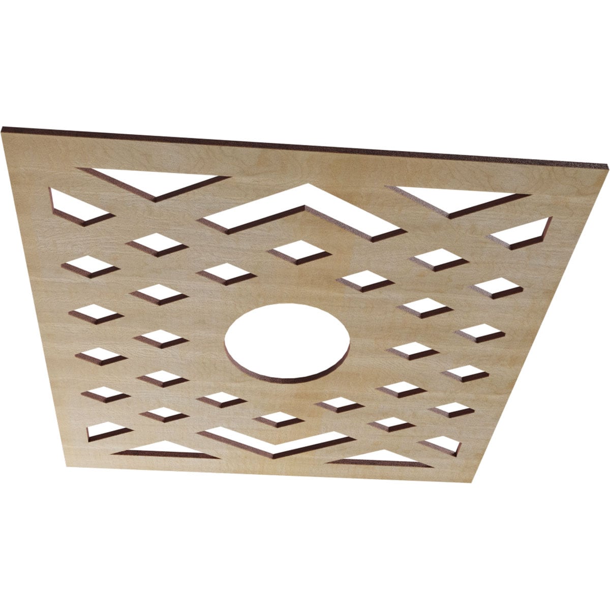 Ekena Millwork CMWP16X16X0375CHHI Ceiling-Medallions - View #2