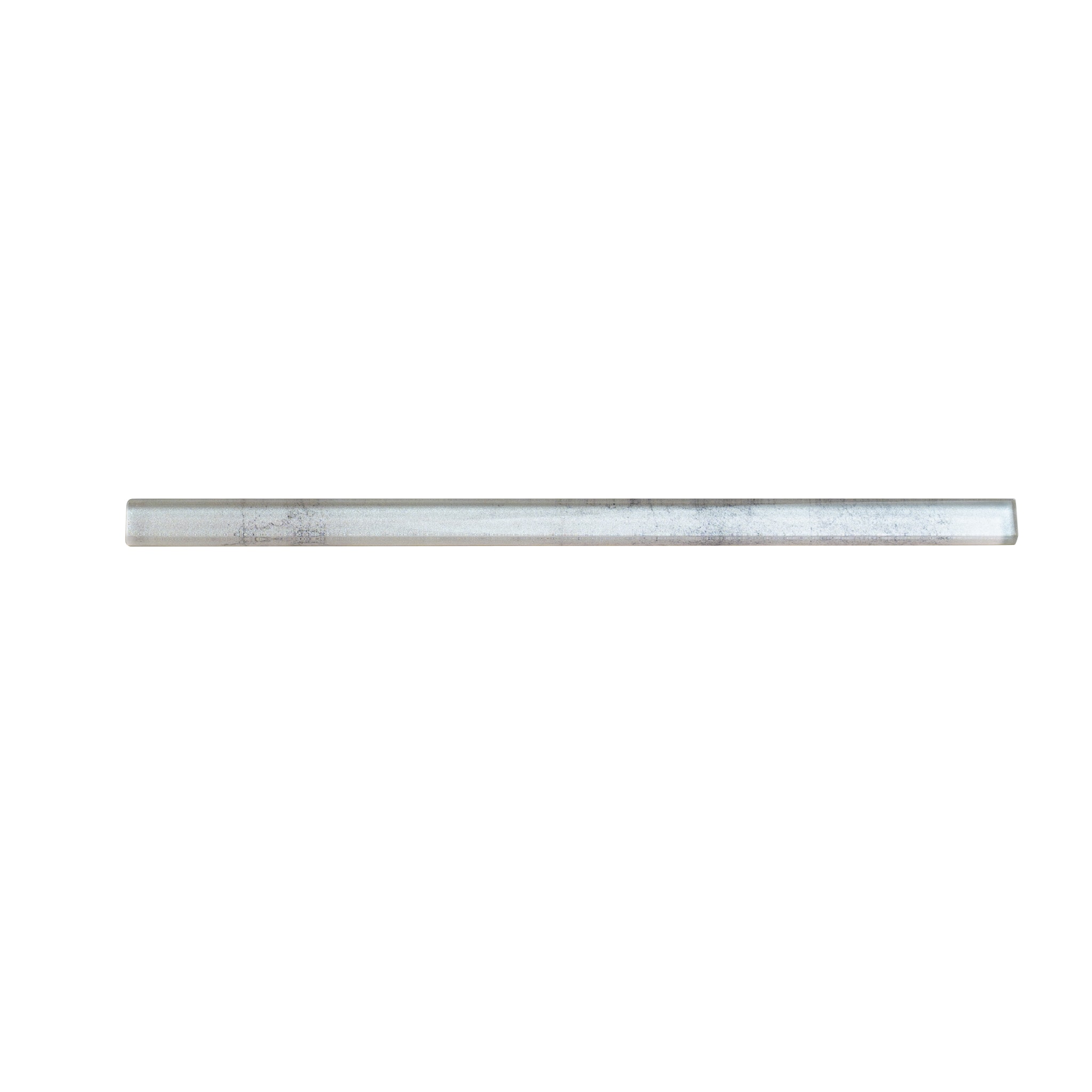 Apollo Tile APLGP8809A Gray 1/2-in x 12-in Glossy Glass Pencil Tile ( 0.5-sq ft / Carton ) 10 -Pack