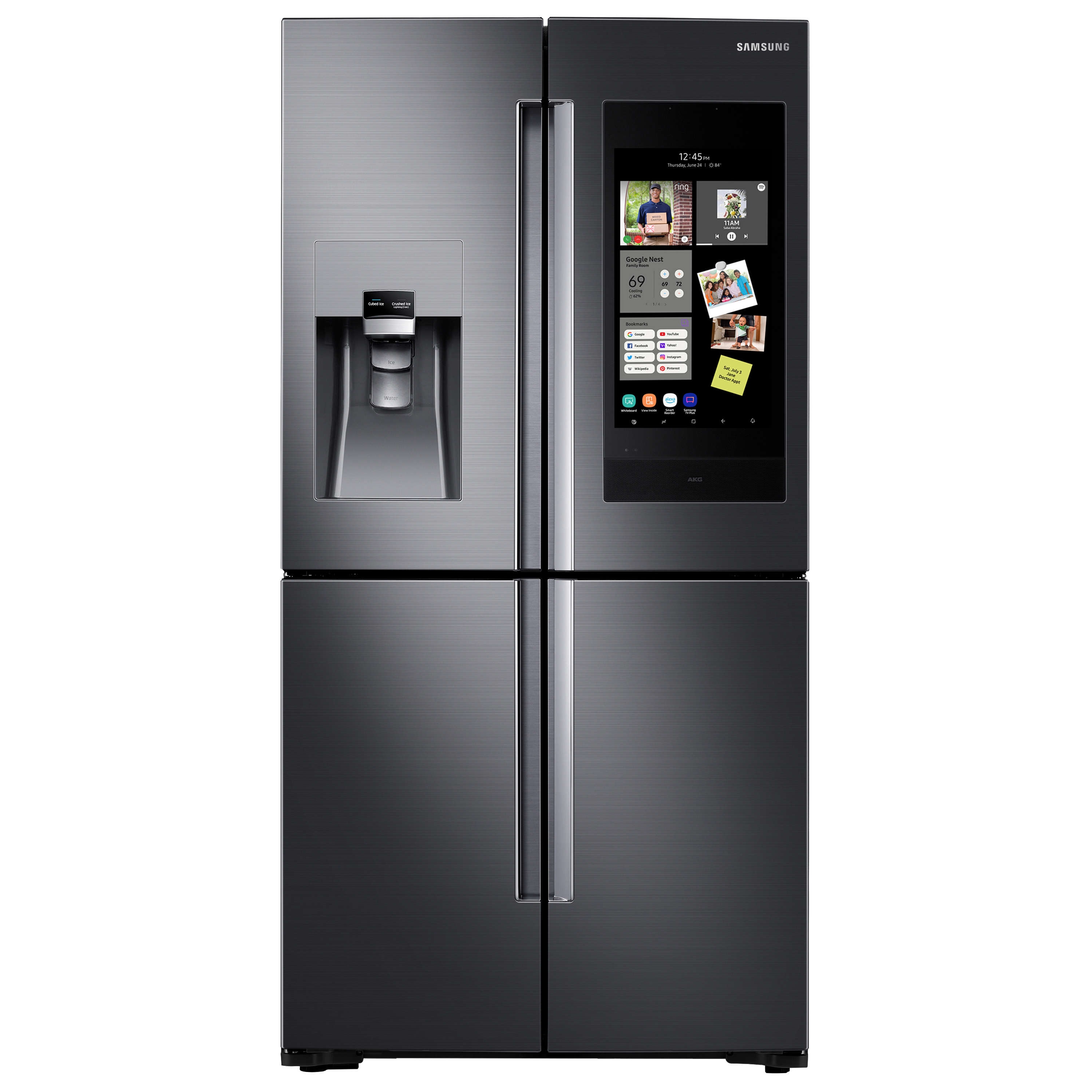 Smart Refrigerator Samsung Family Hub Frech Door w/TV - Appliances -  Hayward, California, Facebook Marketplace