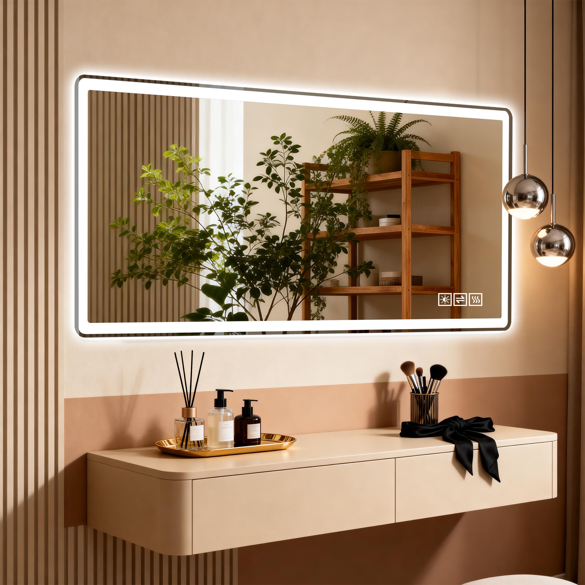 Vanityfus VF-LH-42514 Framed-Bath-Mirrors - View #4