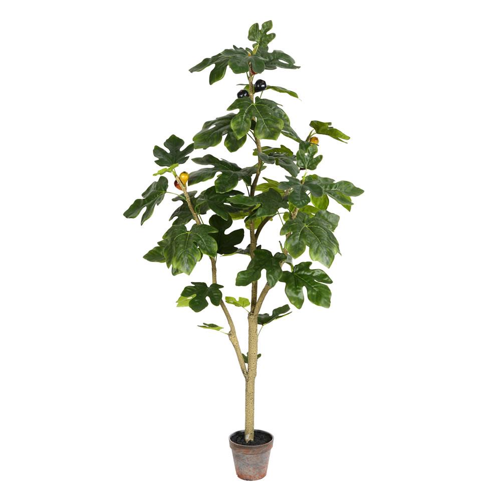Vickerman TB180448 48-in Green Indoor Fiddle Leaf Artificial Tree