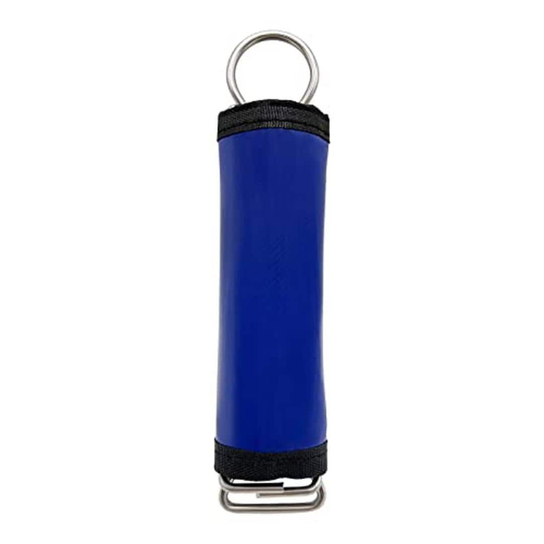 Poolzilla SW-H&L-BLUE-1PK 1 PC Heavy Duty Vinyl Blue Pool Spring Wraps for Spring Sleeves with Hook Loop for Easy Installation