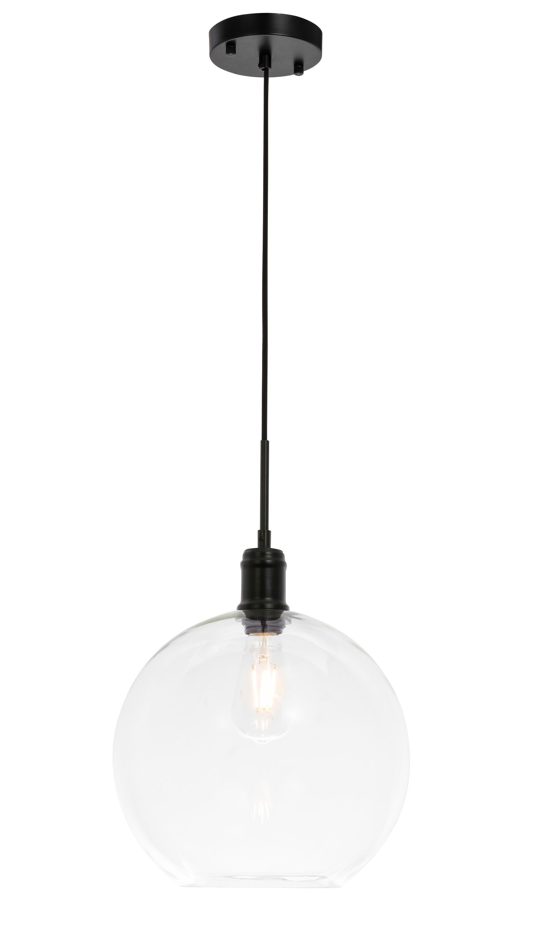 Elegant Decor HFDL18621BK Pendant-Lights - View #3