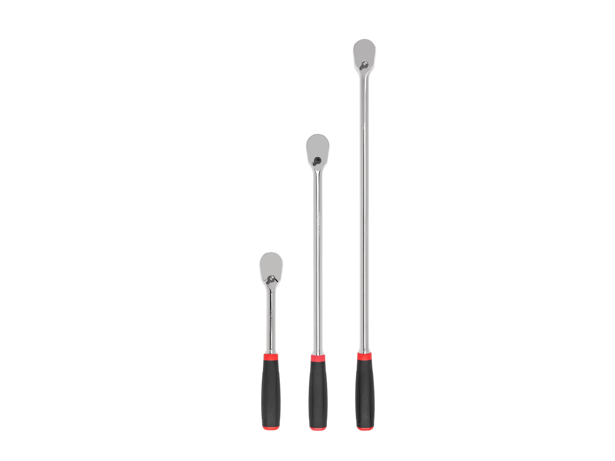 TEKTON SRH92006 3 -Piece 90 -Tooth 1/2-in Drive Comfort grip Handle Ratchet Set