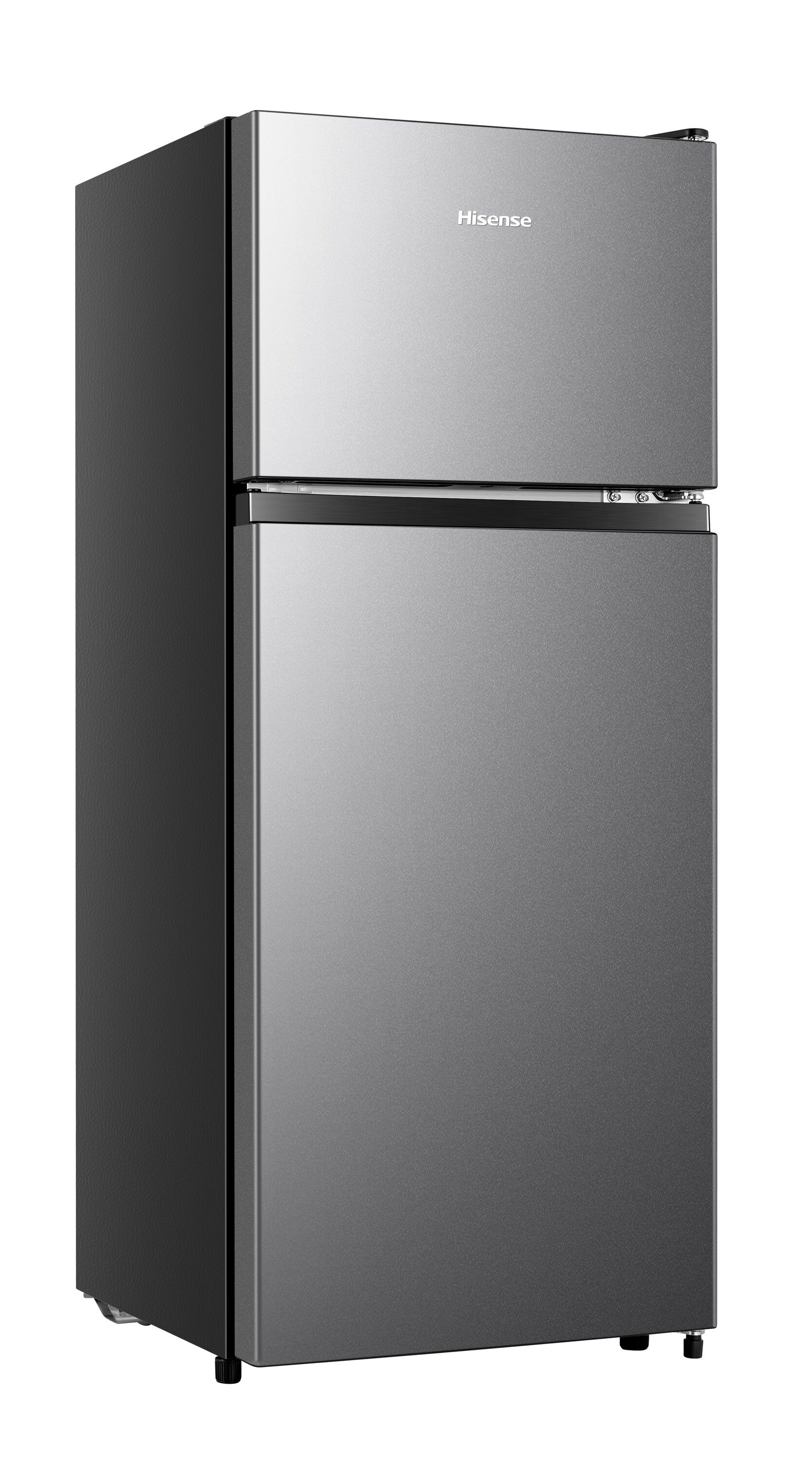 Hisense 4.4-cu ft Counter-depth Freestanding Mini Fridge Freezer  Compartment (Black Stainless Steel) ENERGY STAR in the Mini Fridges  department at