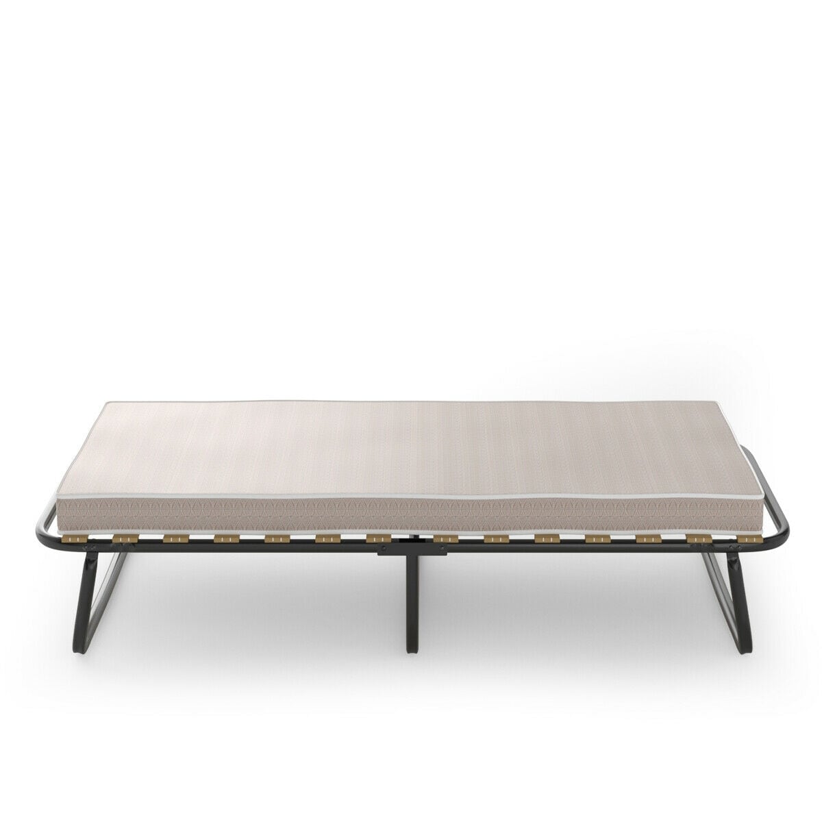 LIVIZA OUG66382 White Twin Metal Folding Bed