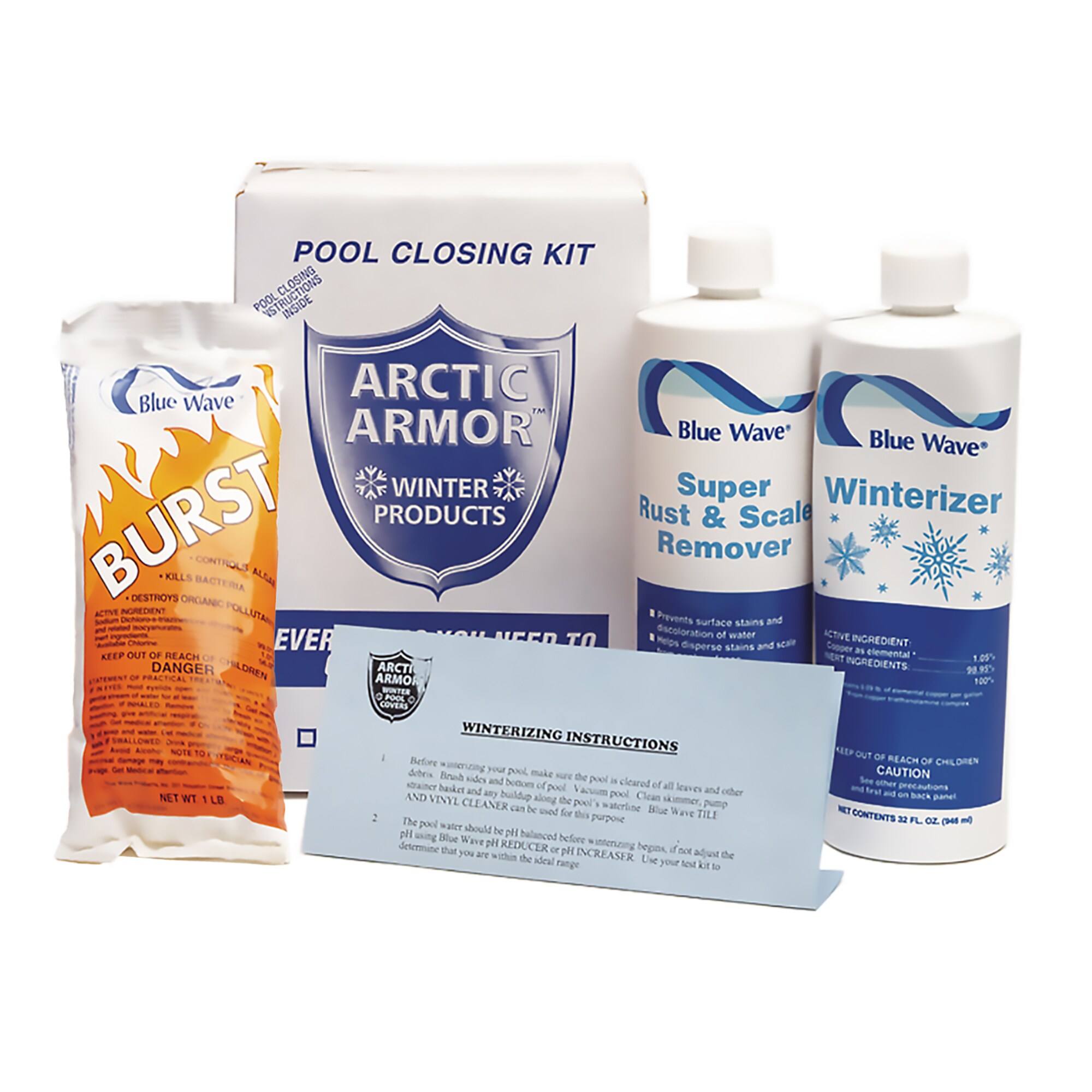 Blue Wave NY908 3-Piece Chlorine Pool Winterizing Kit