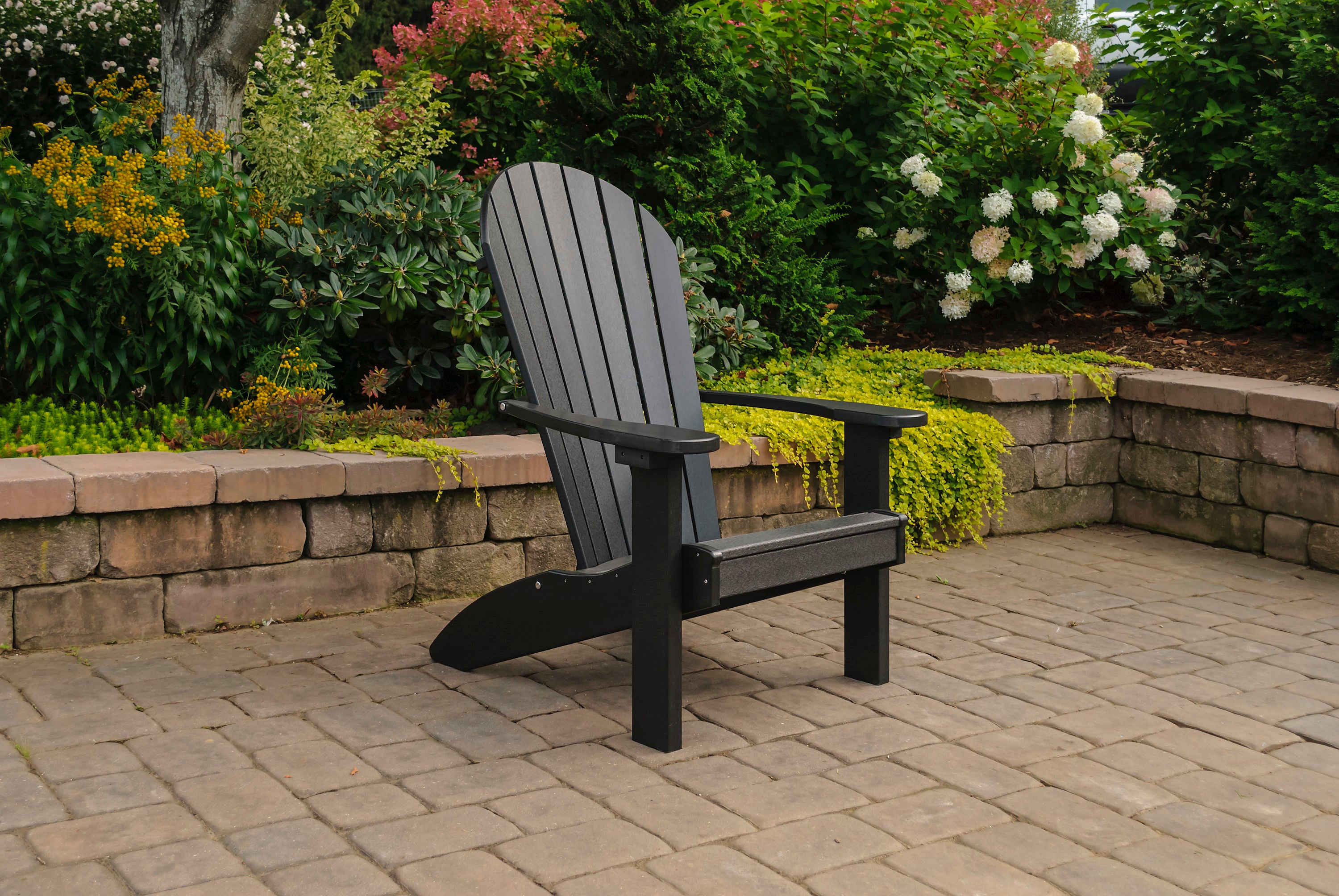 black plastic adirondack chairs lowe's