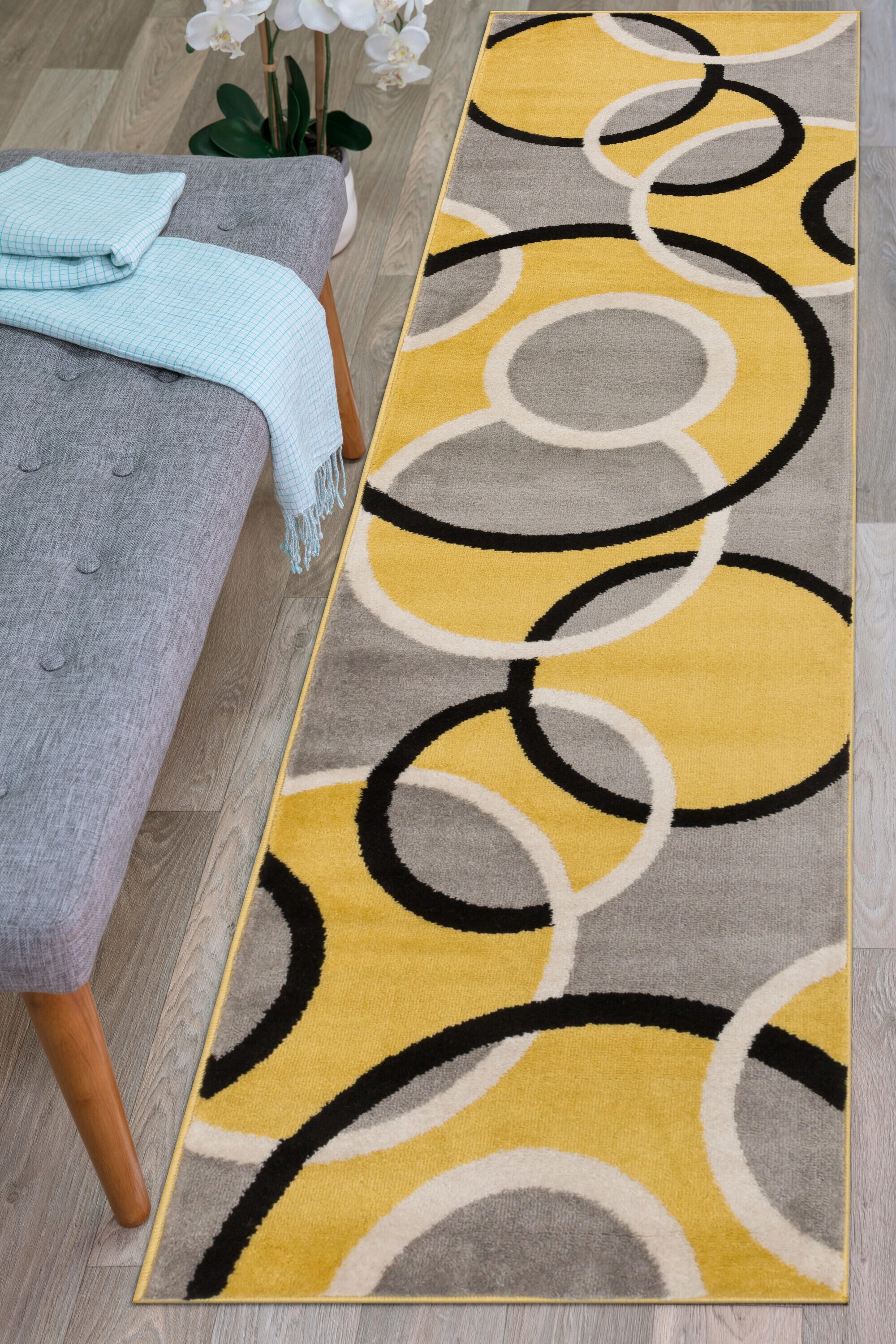 World Rug Gallery 368YELLOW2X7 rugs - View #5