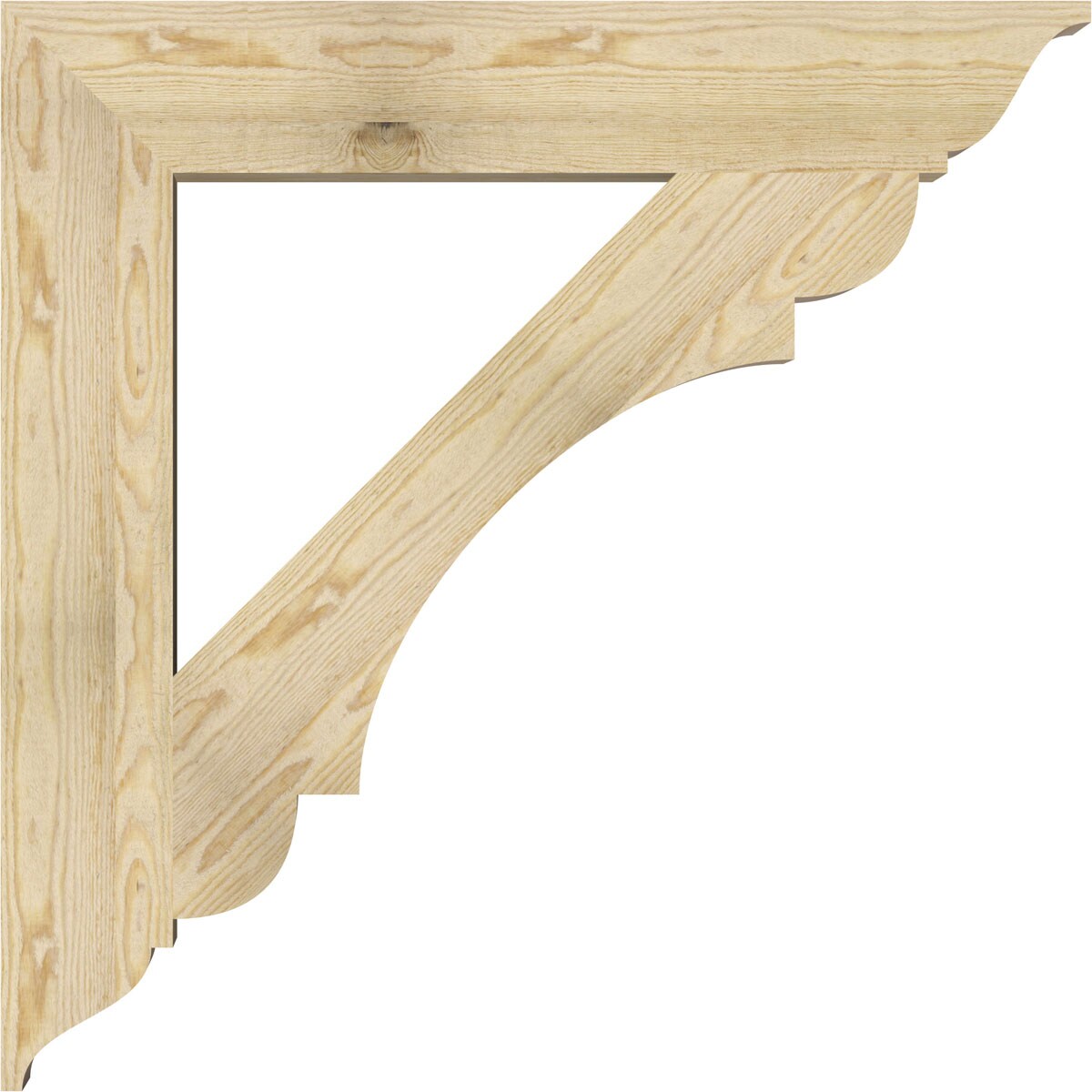 Ekena Millwork BKT06X38X38OLY01RDF Exterior-Brackets-Braces - View #3