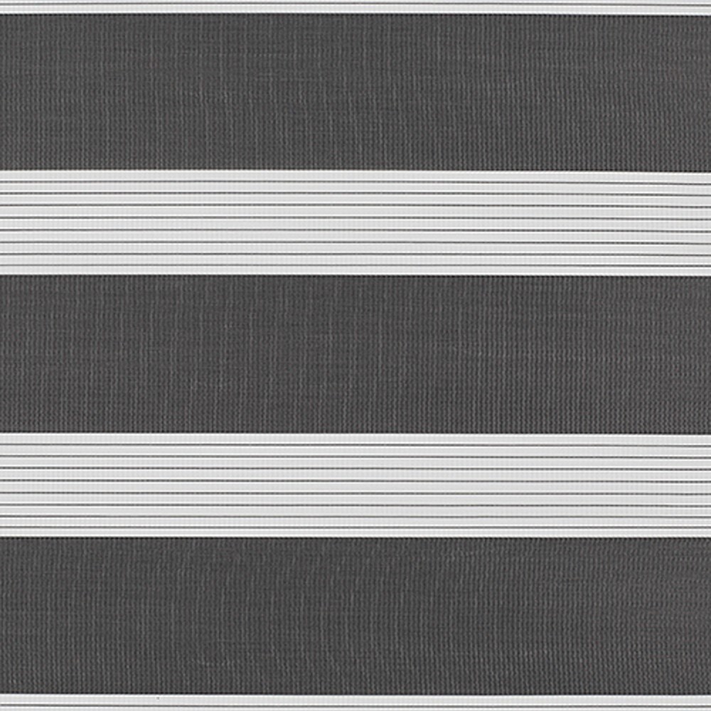 LEVOLOR 2054708 Spree Graphite Light filtering Polyester Banded Roller shade swatch