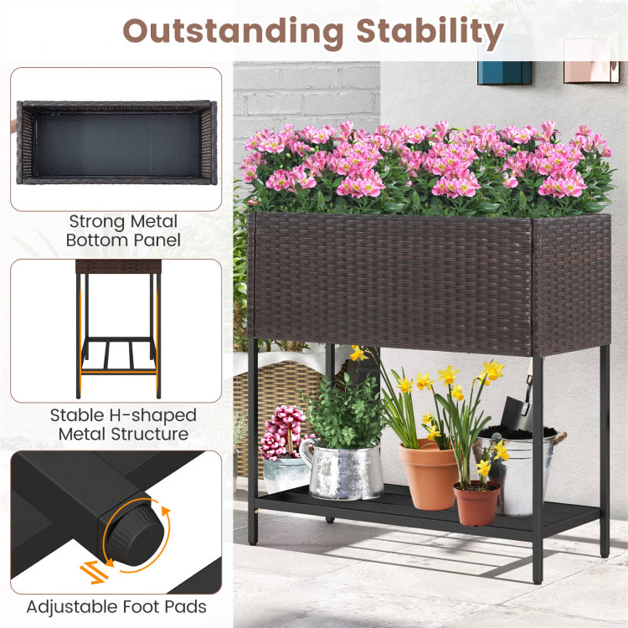 BABOOM BOM-HW72719-CO Raised-Planter-Boxes - View #8